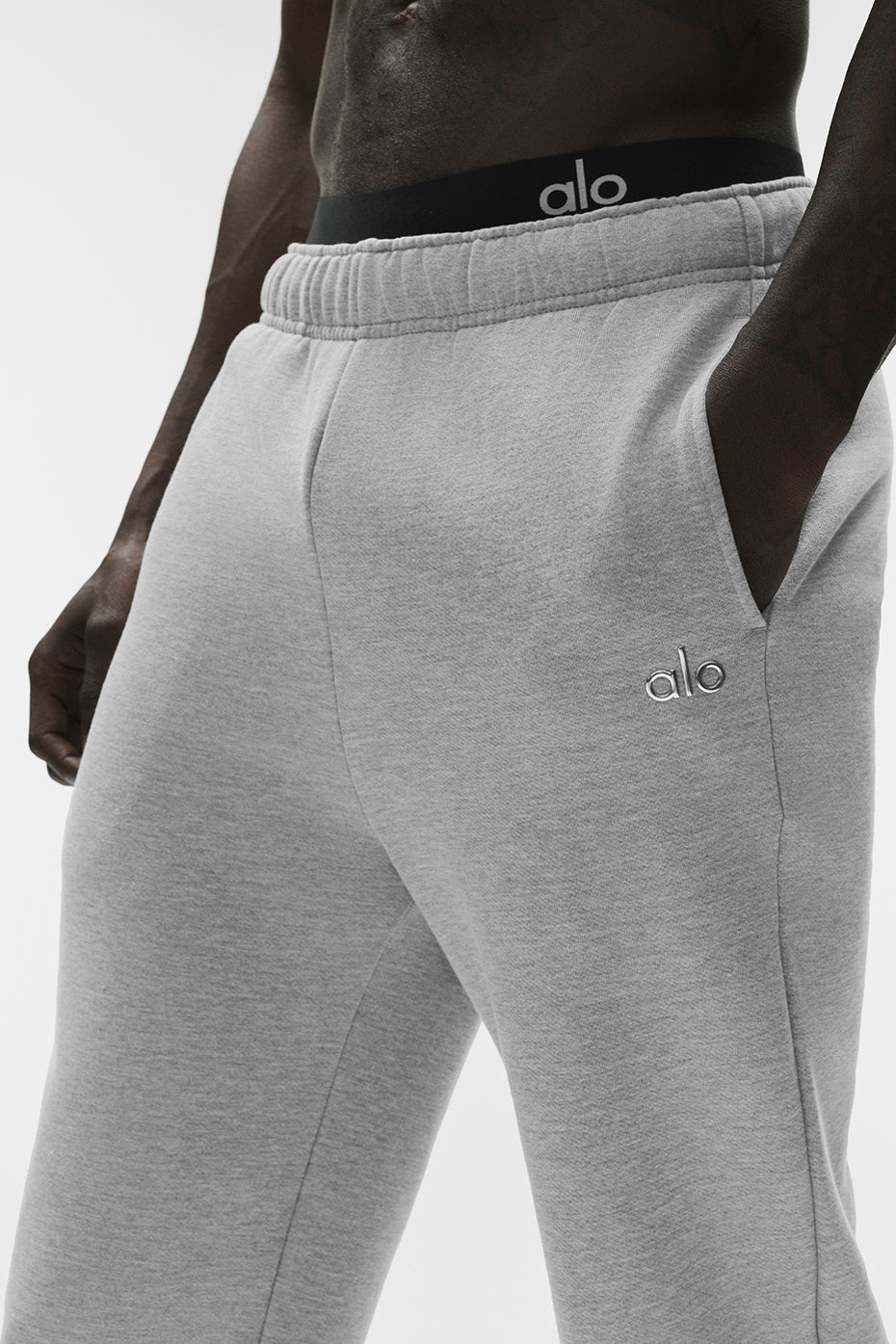 Alo Accolade Sweatpant - Athletic Heather Gray