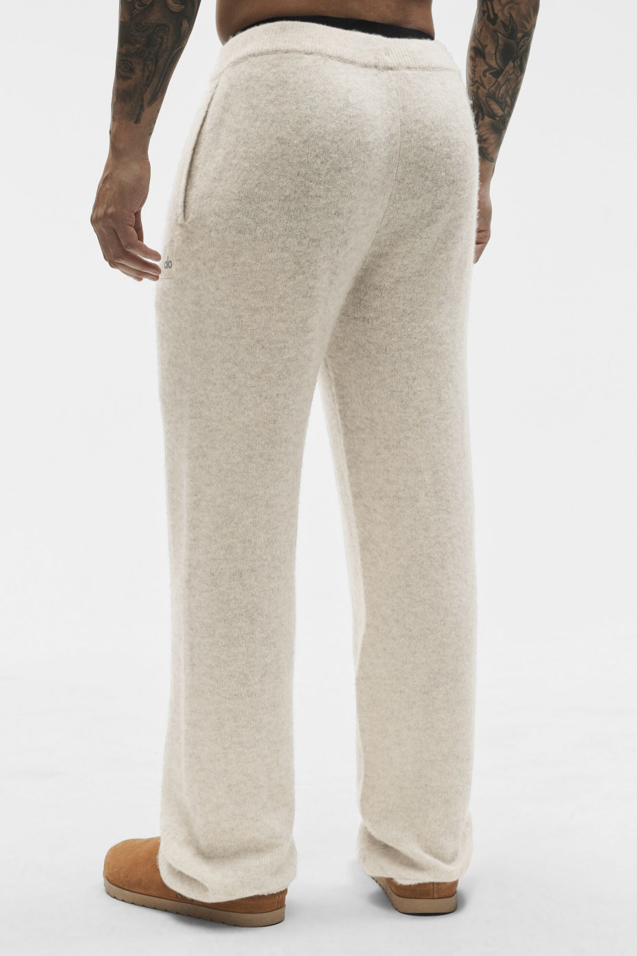 Alo Wool Cashmere New Class Sweatpant - Oatmeal Heather