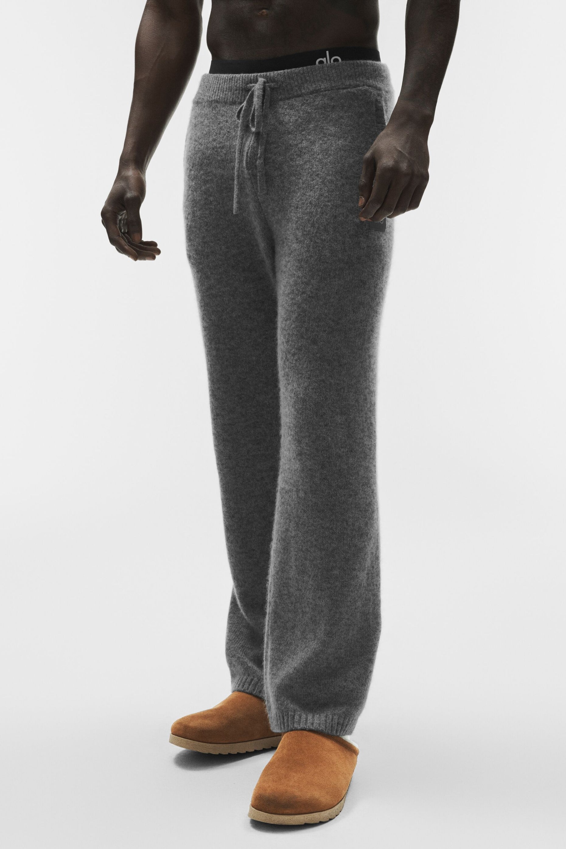 Alo Wool Cashmere New Class Sweatpant - Platinum Grey