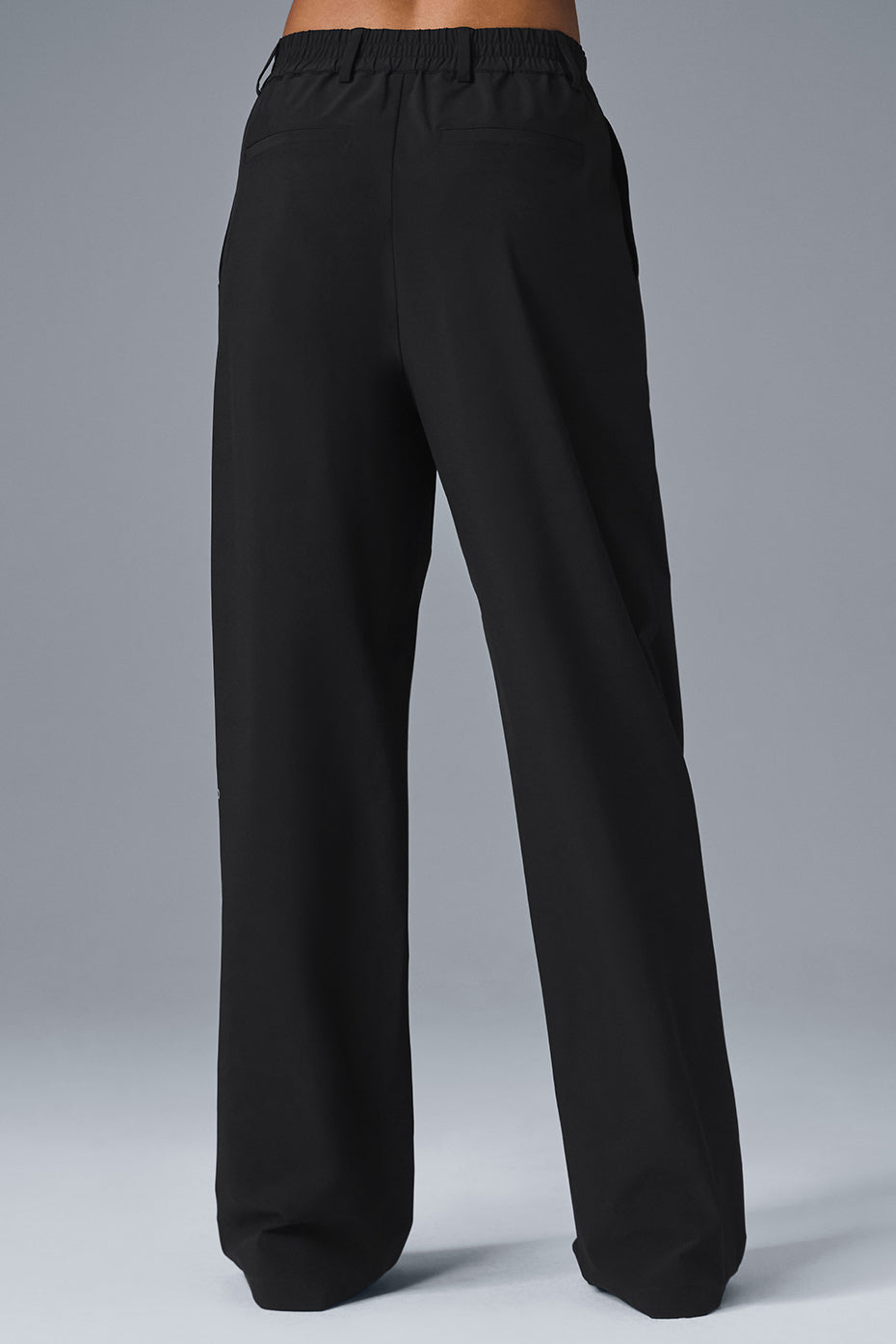 Alo High-Waist Pursuit Trouser (Long) - Black