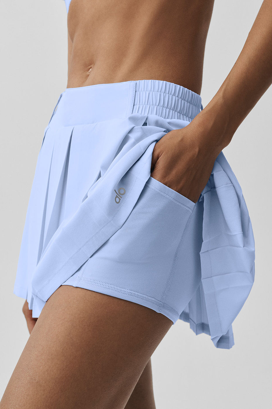 Alo Rally Tennis Skirt - Light Provence Blue