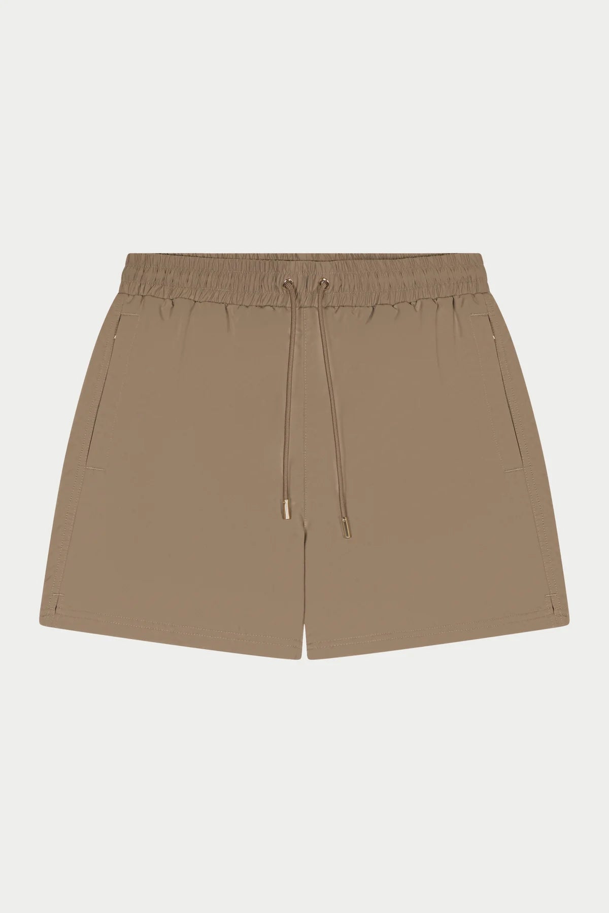 THE COUTURE CLUB EMBLEM WATER REACTIVE SWIM SHORT - MUSHROOM