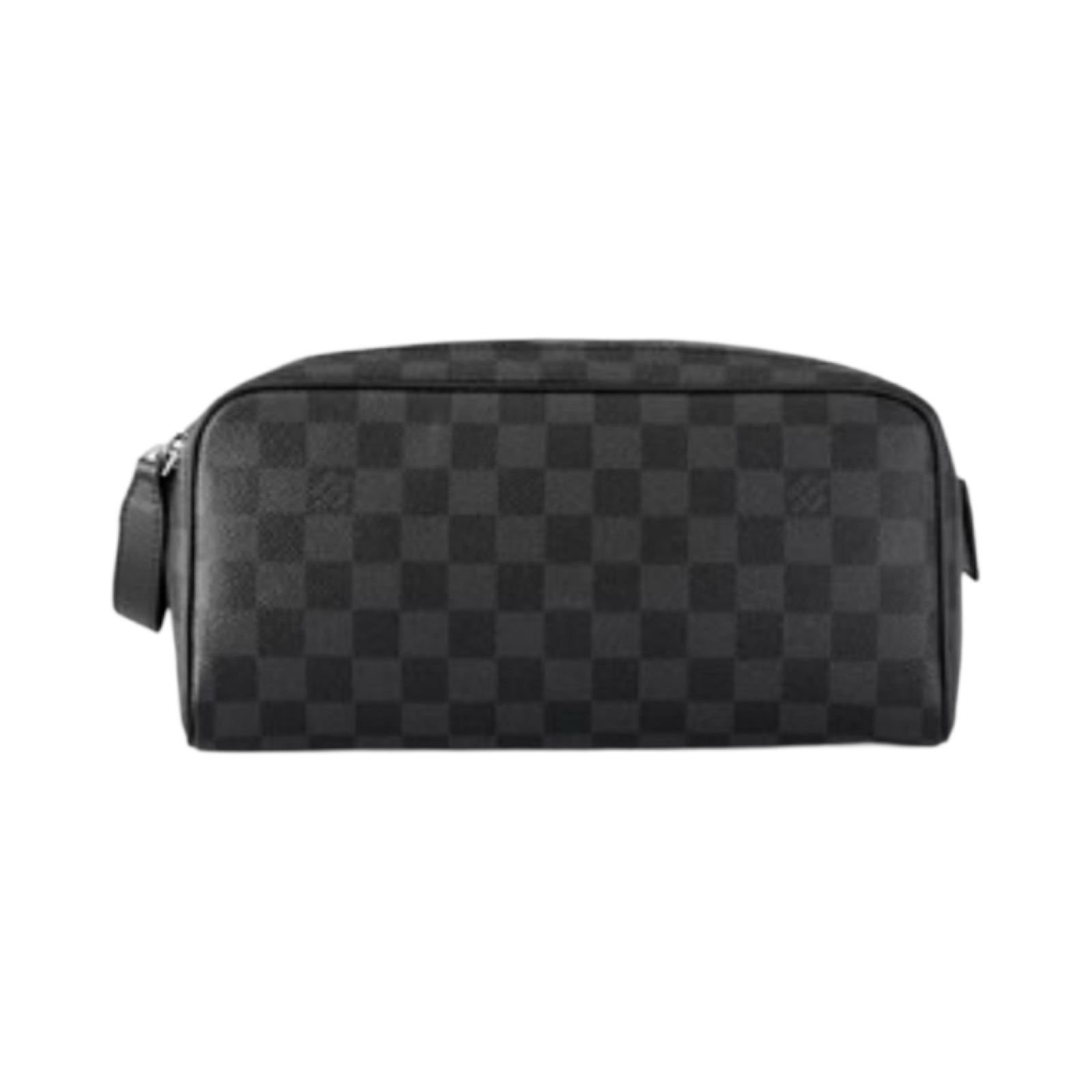 LOUIS VUITTON DOPP KIT TOILET POUCH DAMIER GRAPHITE PRE-LOVED