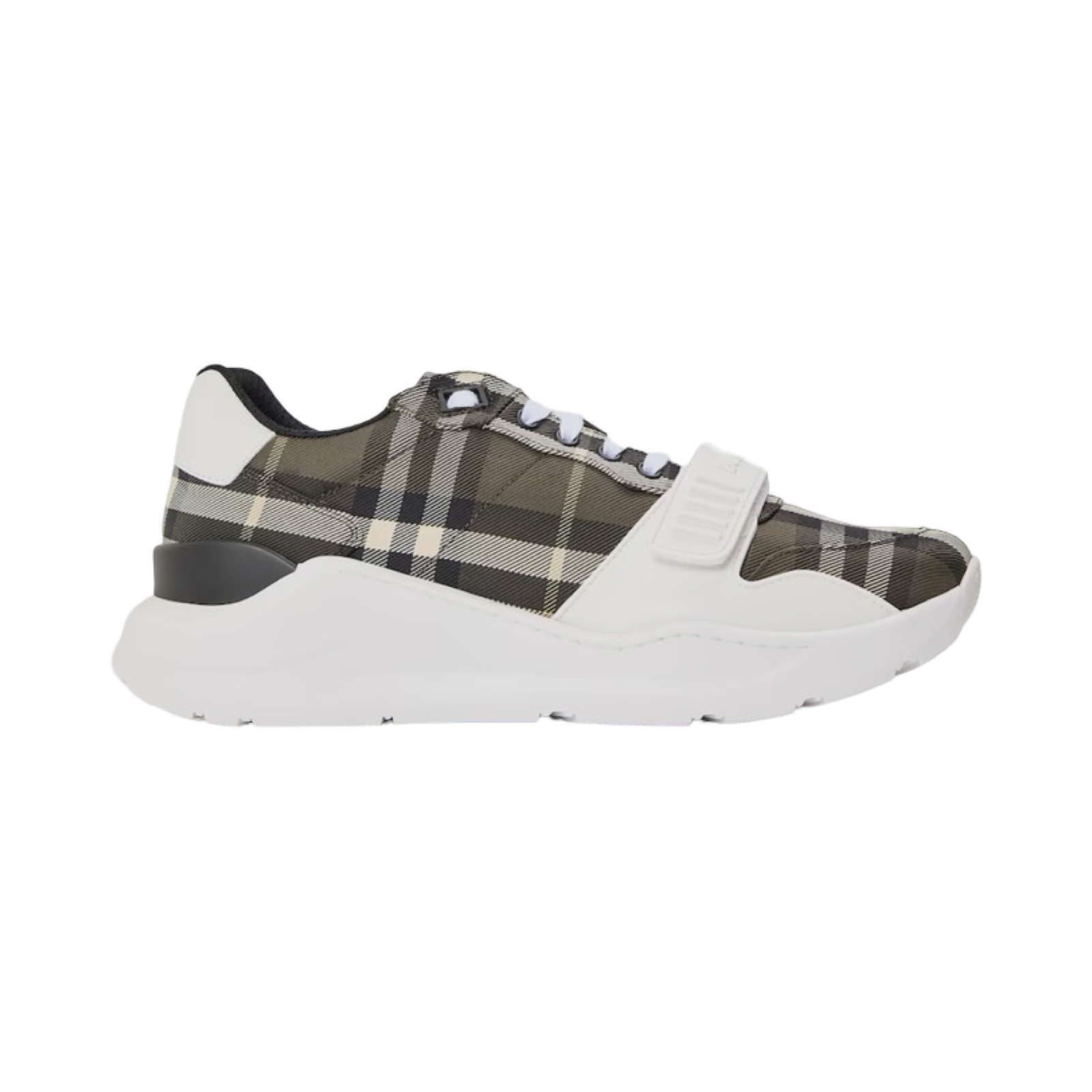 BURBERRY REGIS CHECK COTTON TRAINERS
