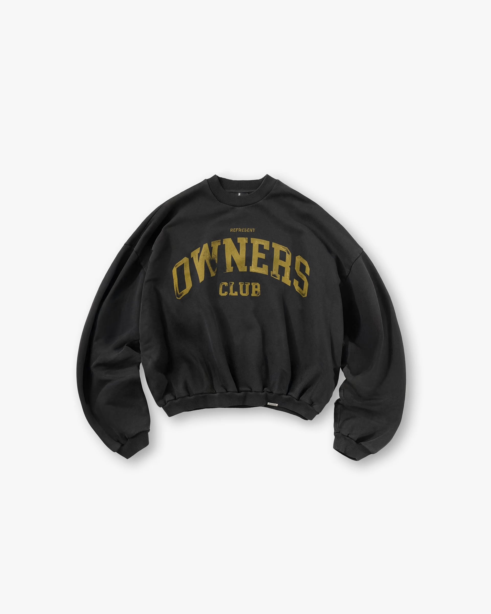 REPRESENT OWNERS CLUB SWEATSHIRT - FADED BLACK