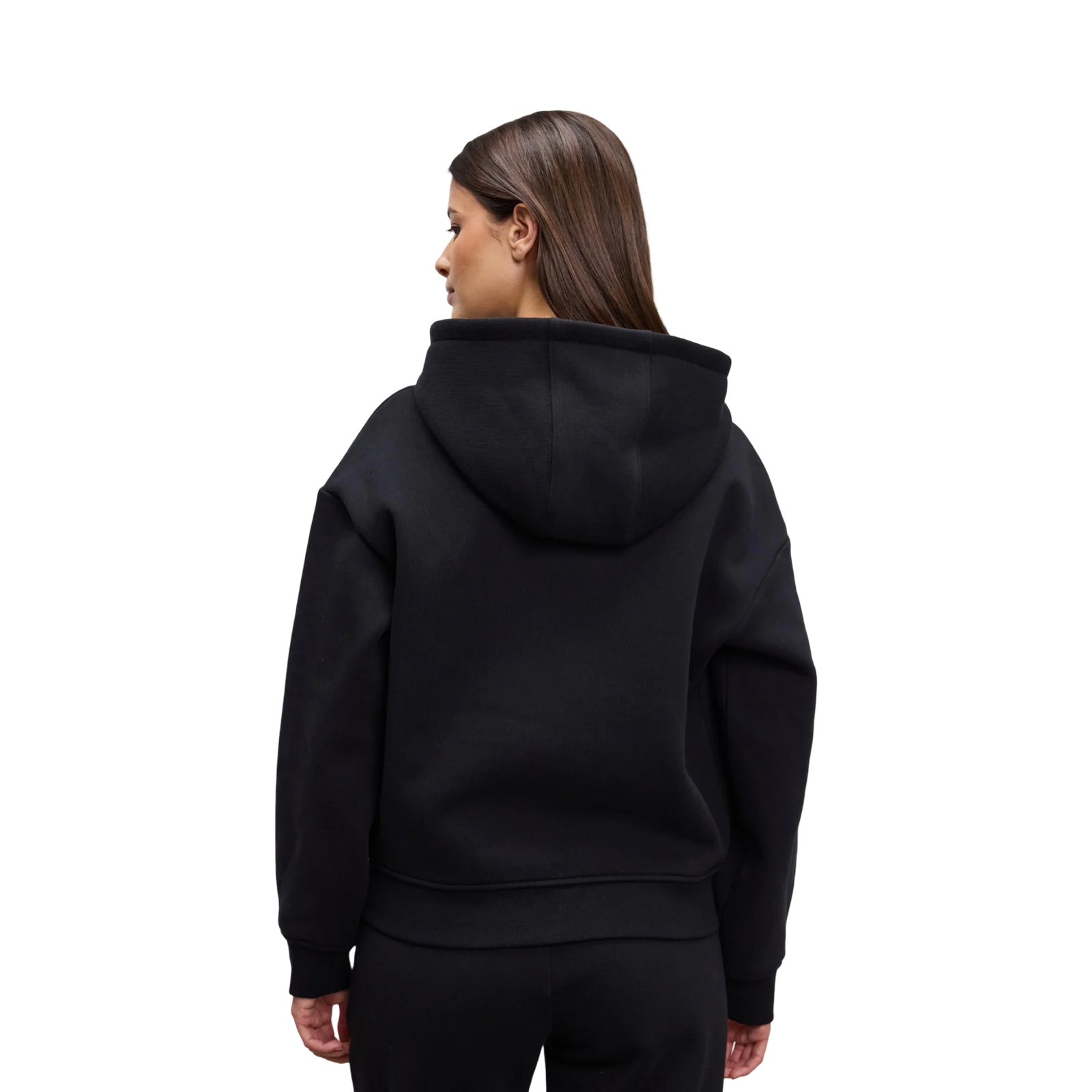 ARNE RELAXED ZIP HOODIE BLACK