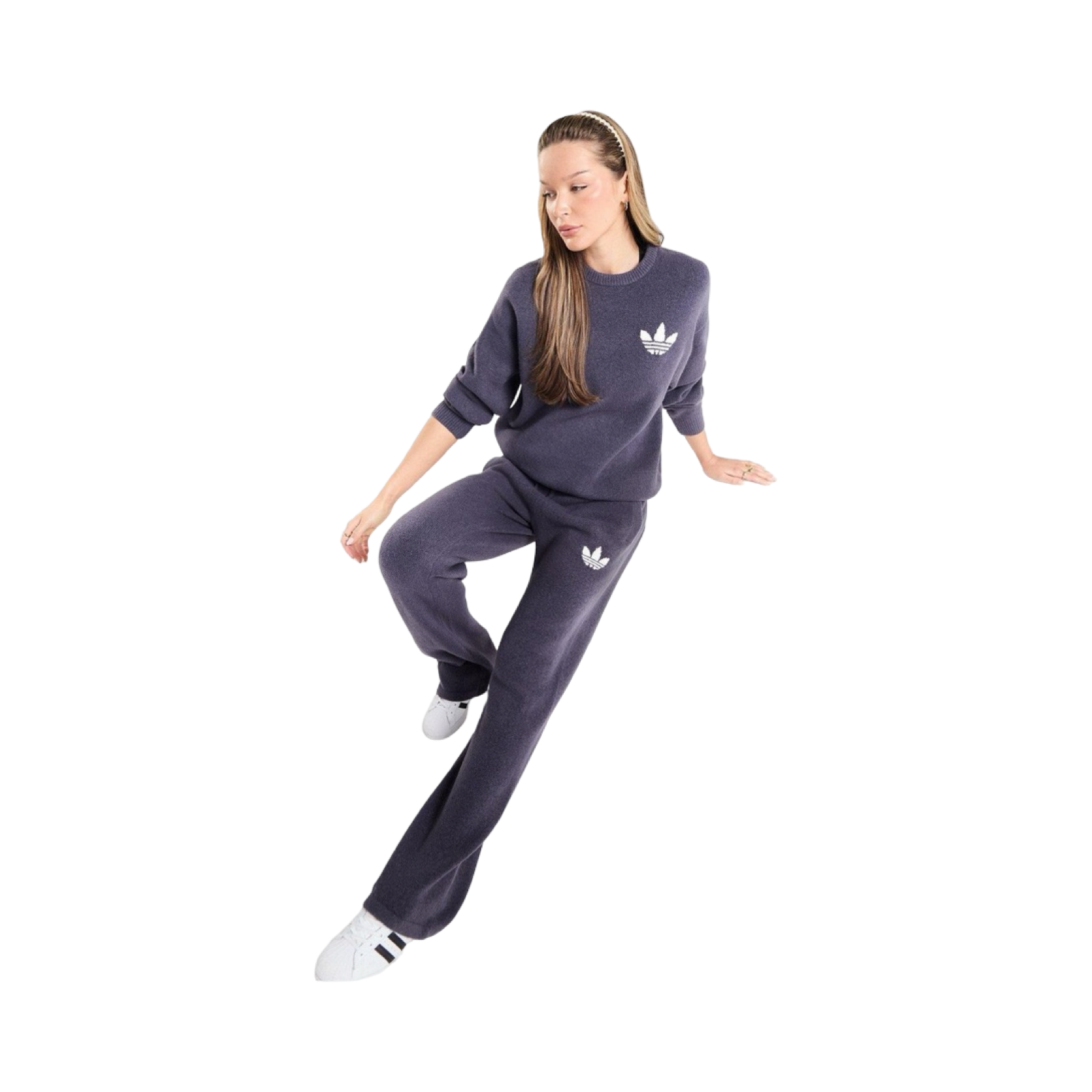 ADIDAS ORIGINALS TREFOIL KNIT JOGGERS