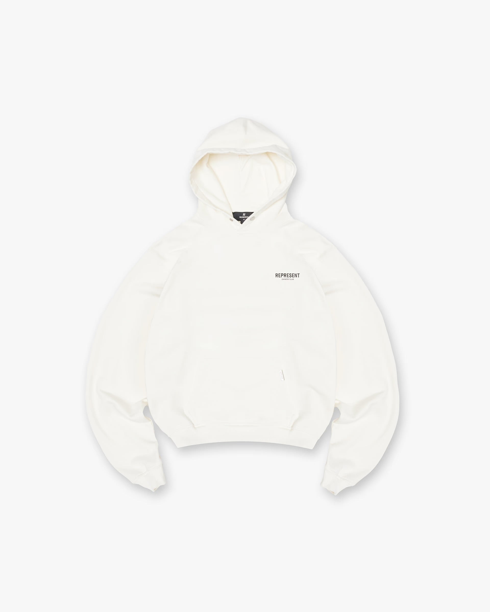 REPRESENT OWNERS CLUB HOODIE - FLAT WHITE