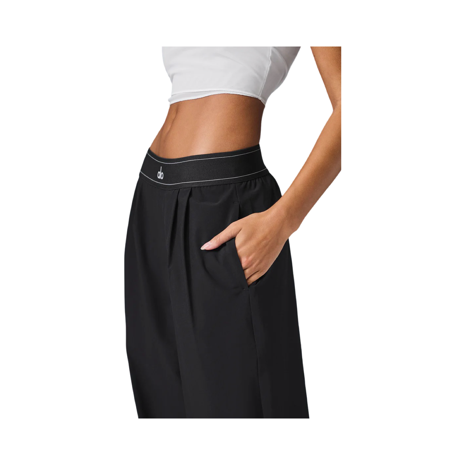 ALO SUIT UP TROUSER BLACK