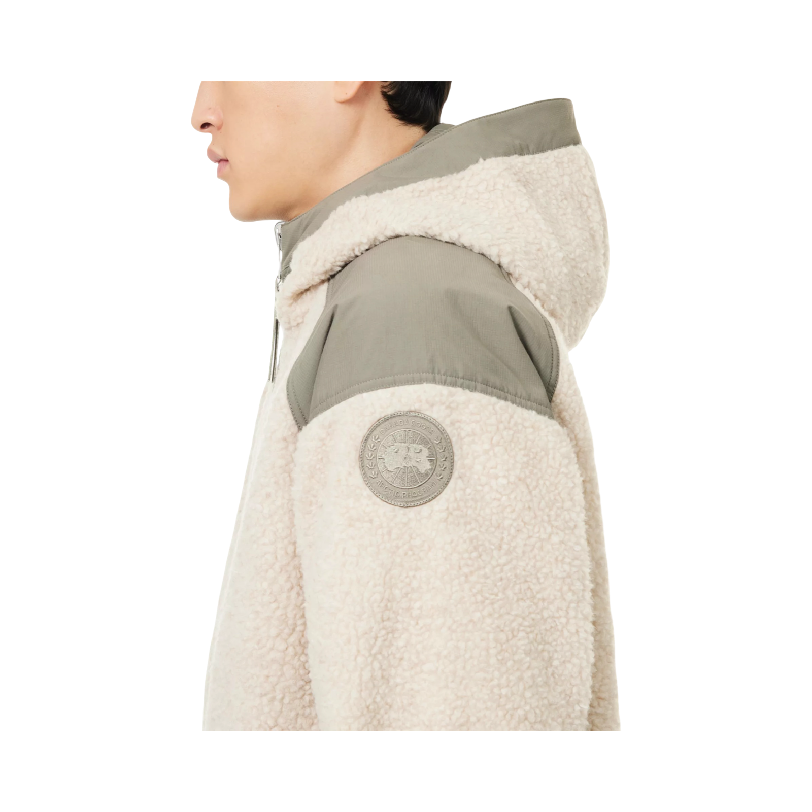 CANADA GOOSE ALBERNI REVERSIBLE FLEECE BOMBER JACKET