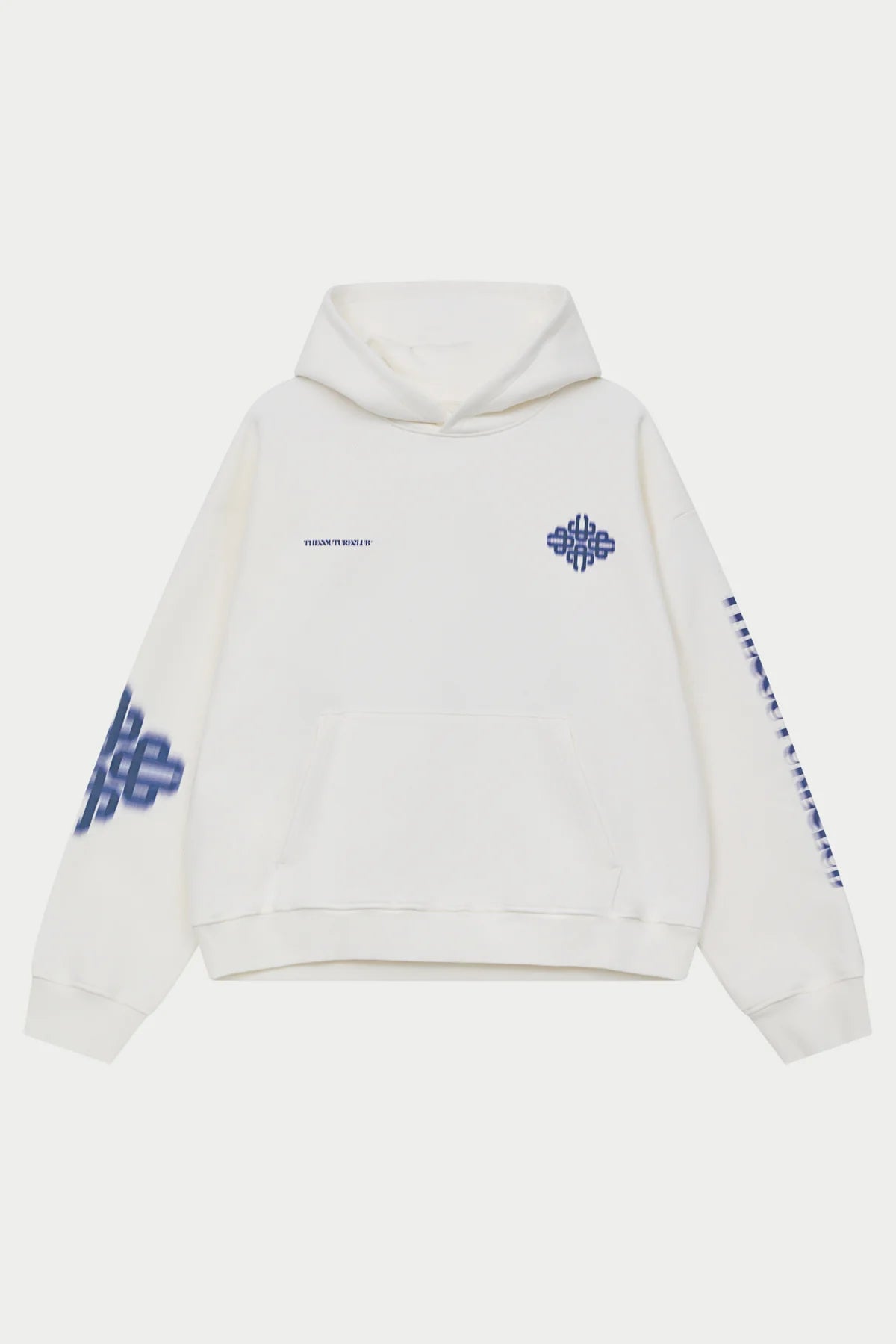 THE COUTURE CLUB MOTION BLURRED EMBLEM HOODIE - NAVY