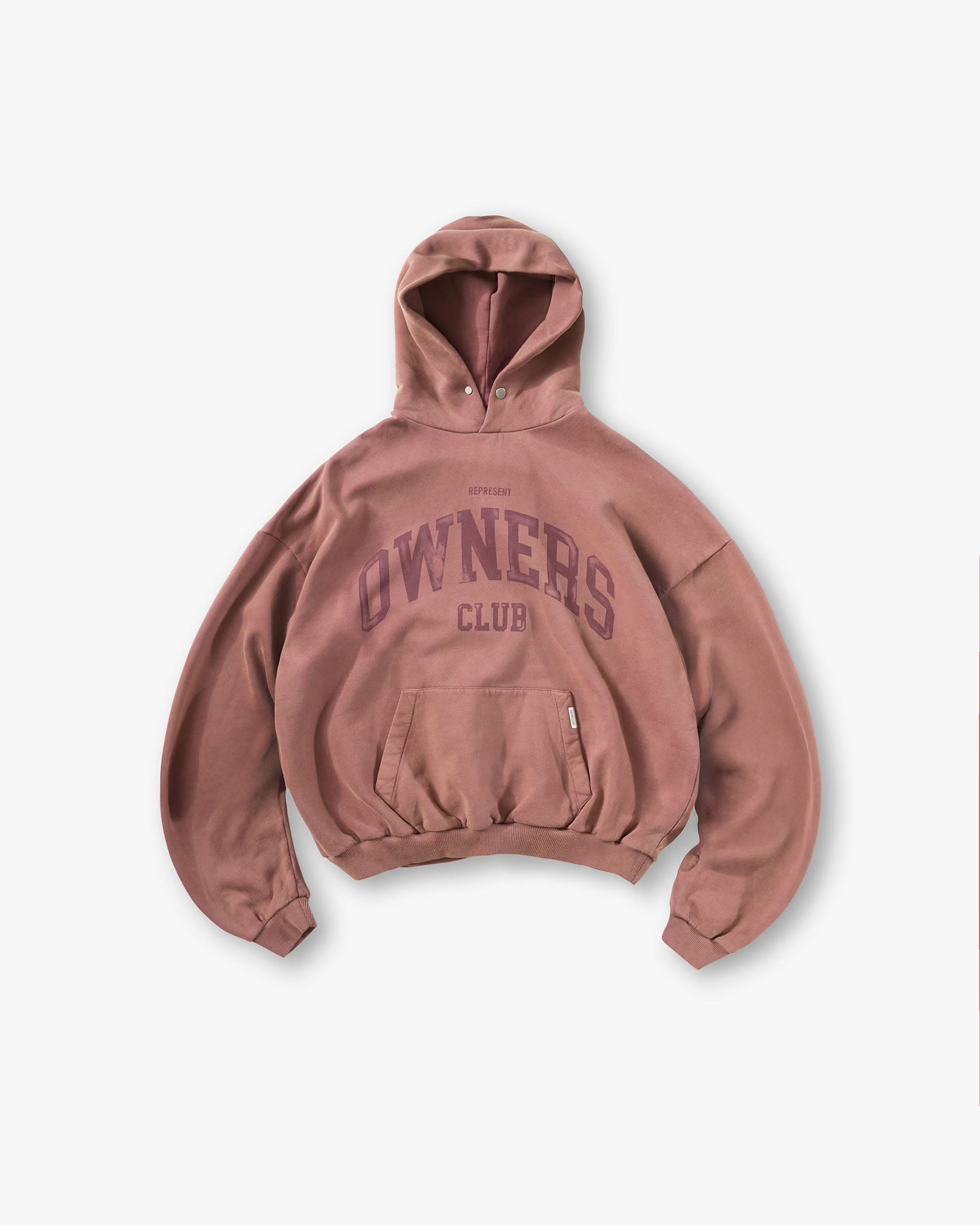 REPRESENT OWNERS CLUB HOODIE - SMOKED ROSE