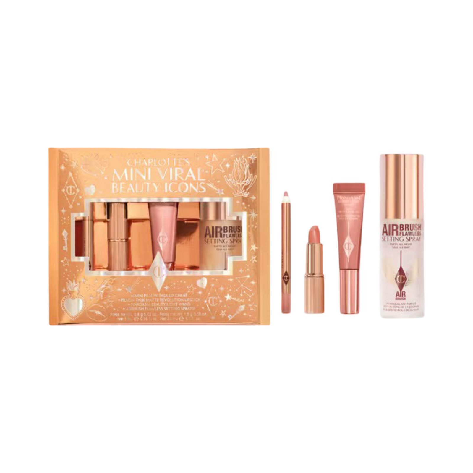 CHARLOTTE TILBURY
CHARLOTTE'S MINI VIRAL BEAUTY ICONS CHRISTMAS MAKEUP GIFT SET