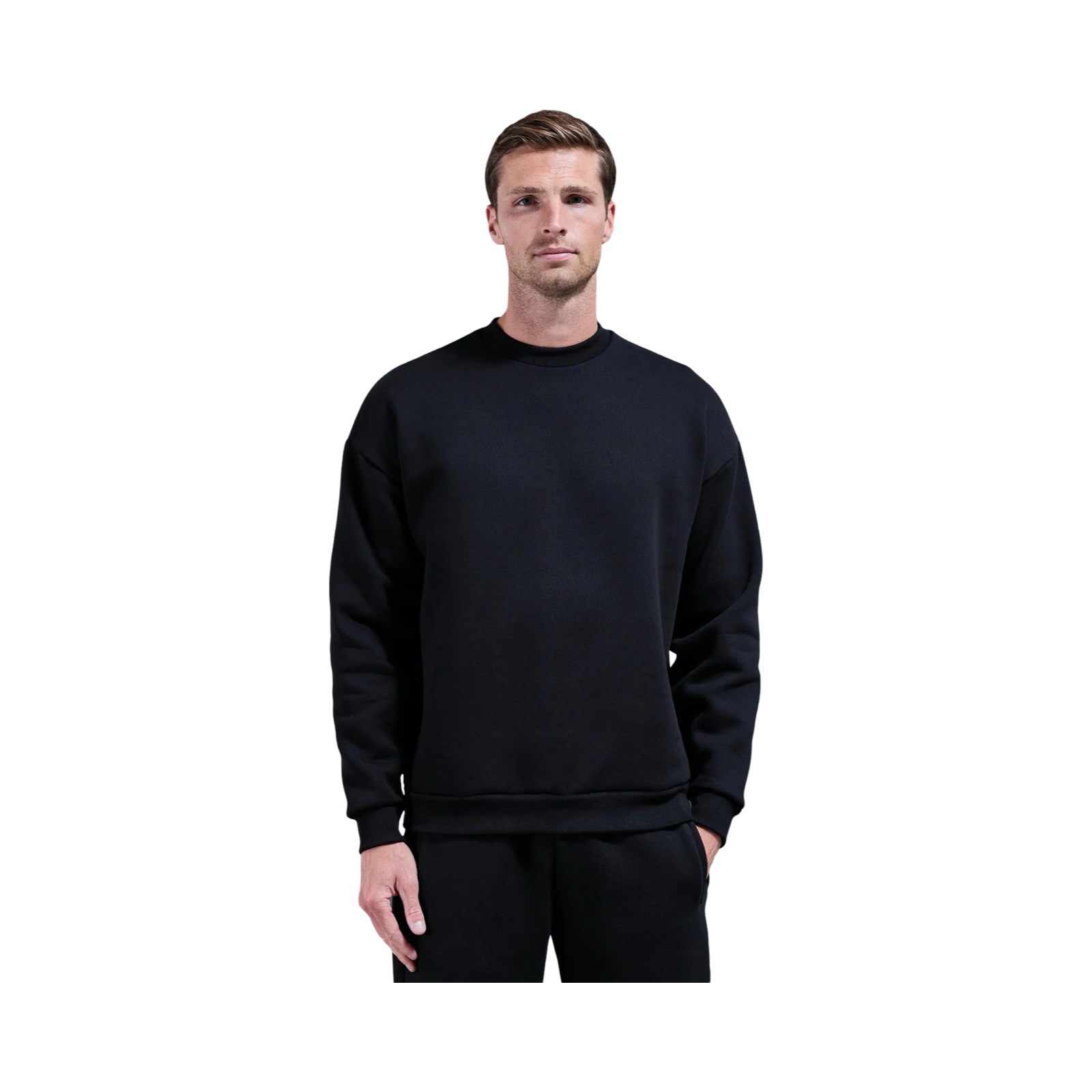 ARNE RELAXED FIT SWEATSHIRT BLACK