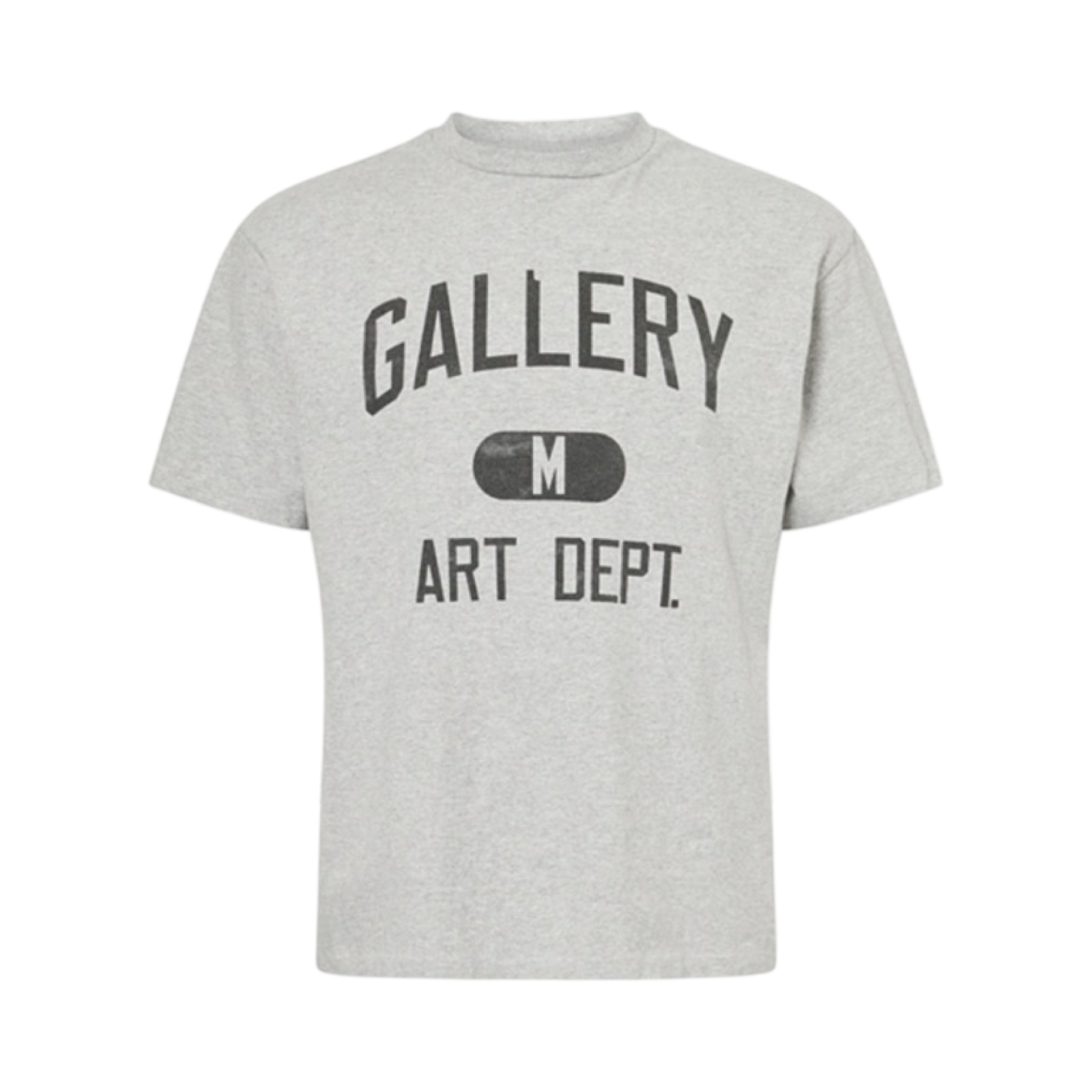 GALLERY DEPT PAINT LOGO RELAXED-FIT COTTON-JERSEY HOODIE - LIGHT HEATHER GREY
