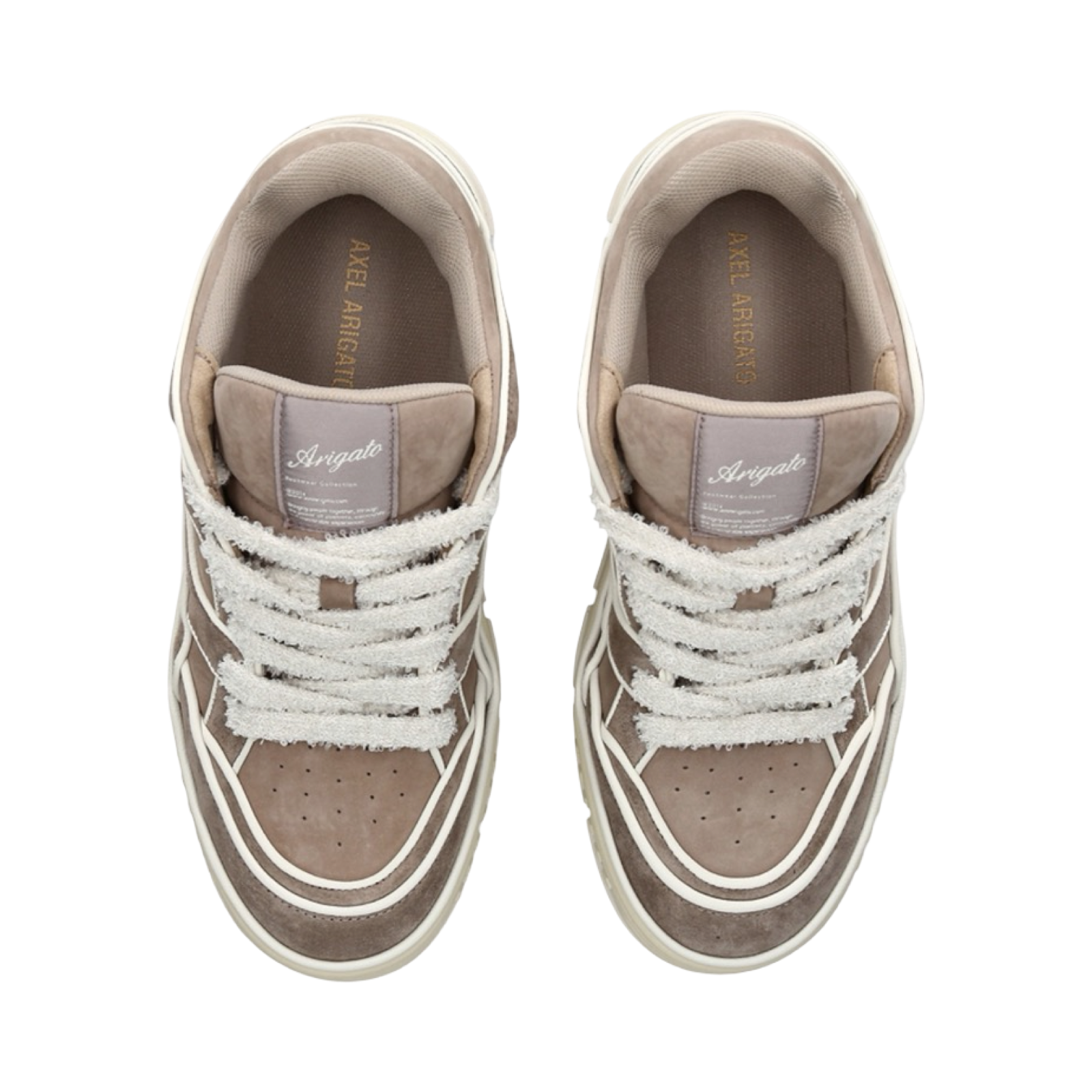 AXEL ARIGATO AREA SUEDE AND MESH TRAINERS