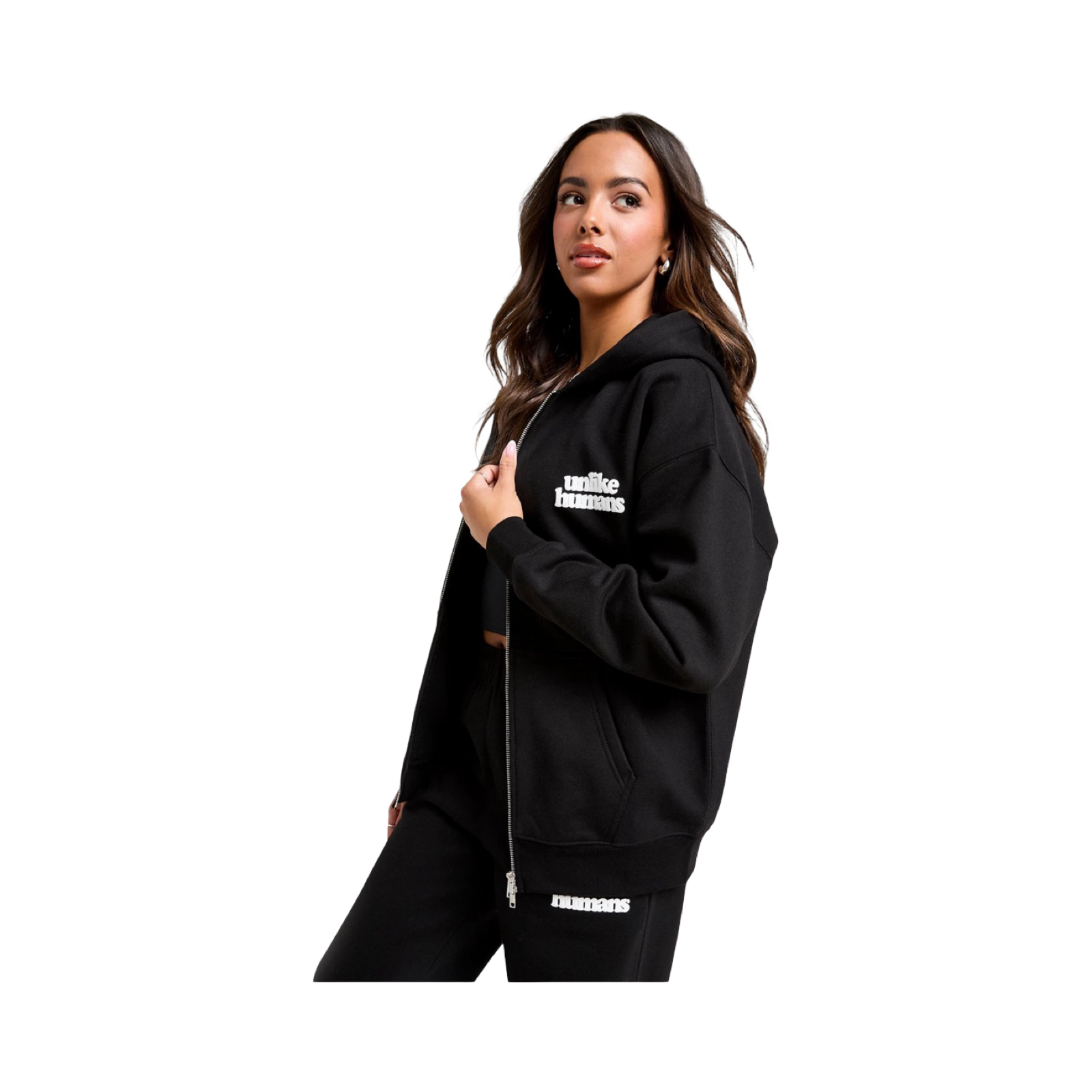 UNLIKE HUMANS BUBBLE FULL ZIP HOODIE