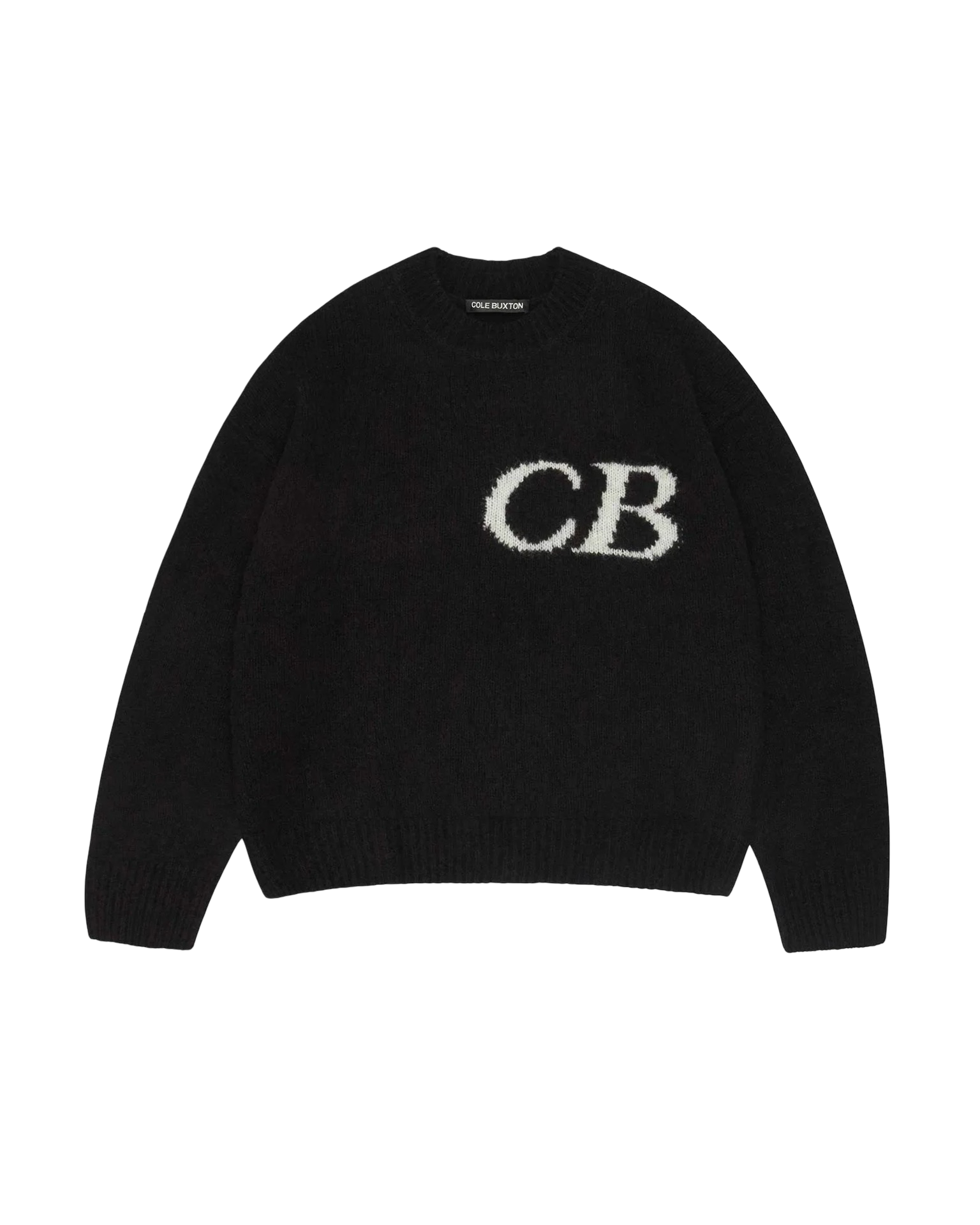 COLE BUXTON CB LOGO KNIT SWEATER