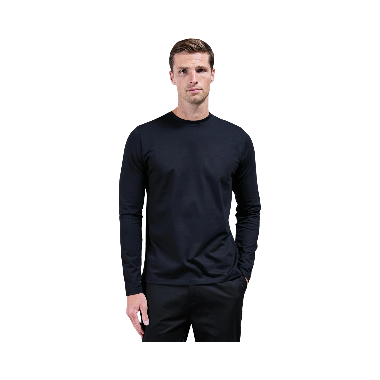 ARNE LONG SLEEVE T-SHIRT BLACK