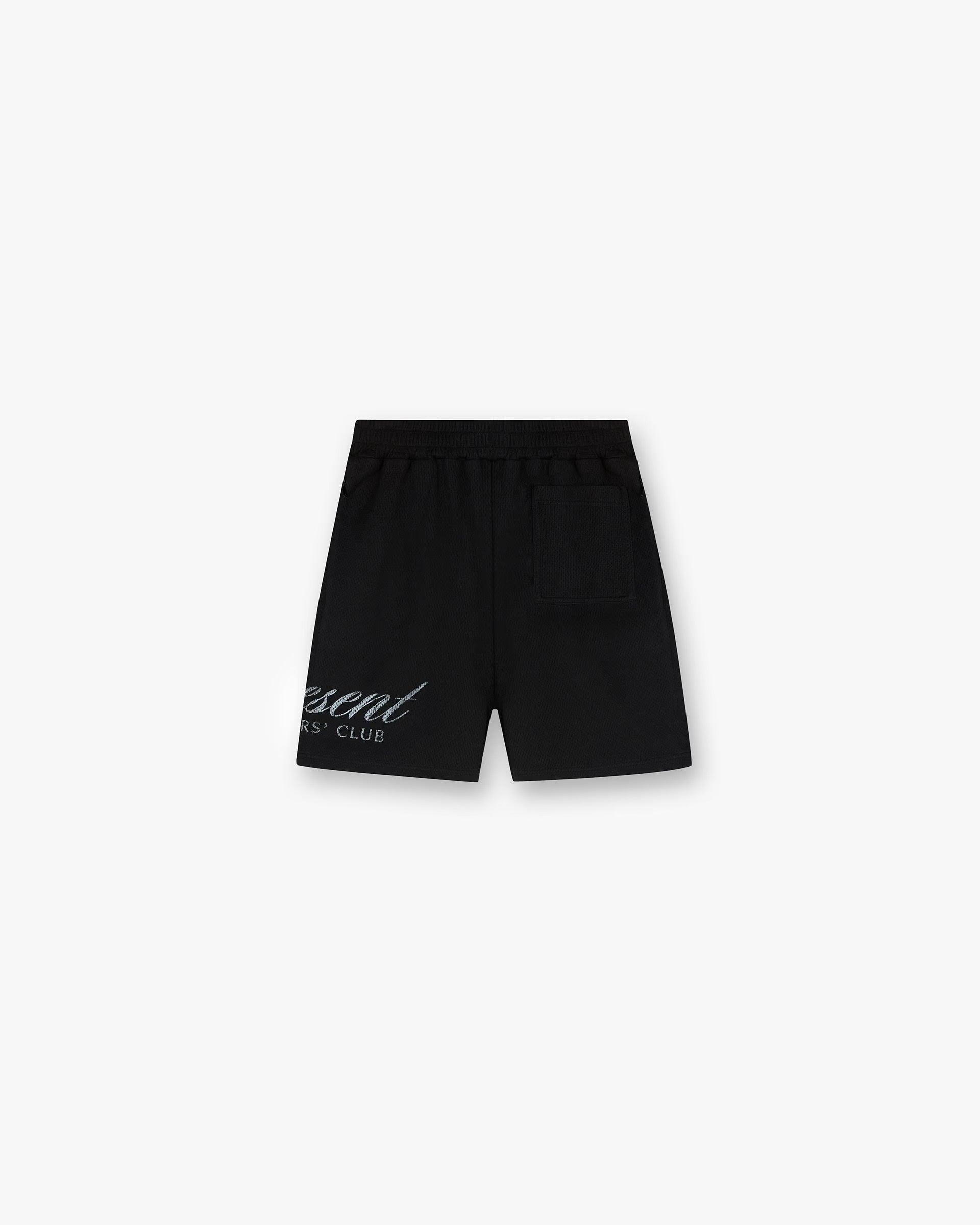 REPRESENT OWNERS CLUB SCRIPT MESH SHORT - BLACK