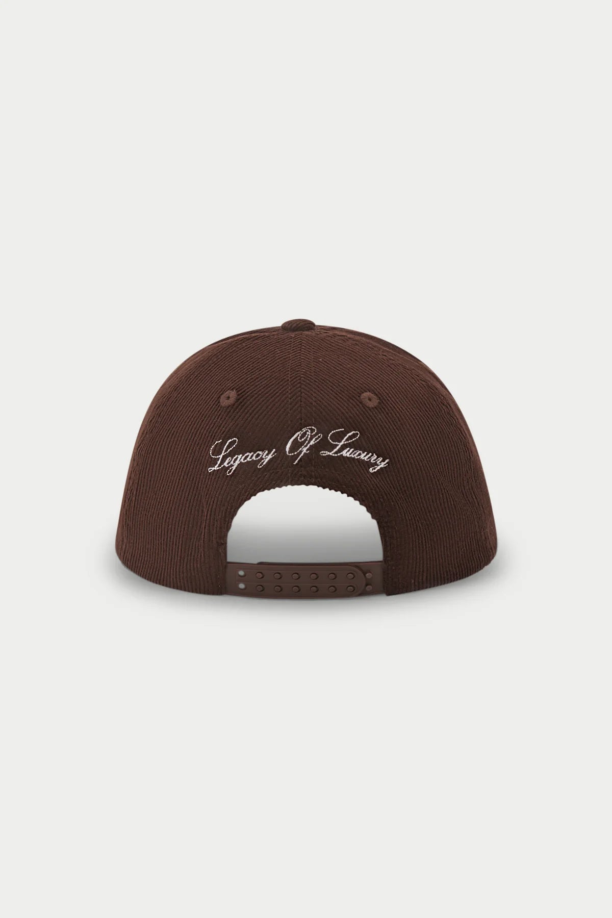 THE COUTURE CLUB MONOGRAM CORD CAP - BROWN