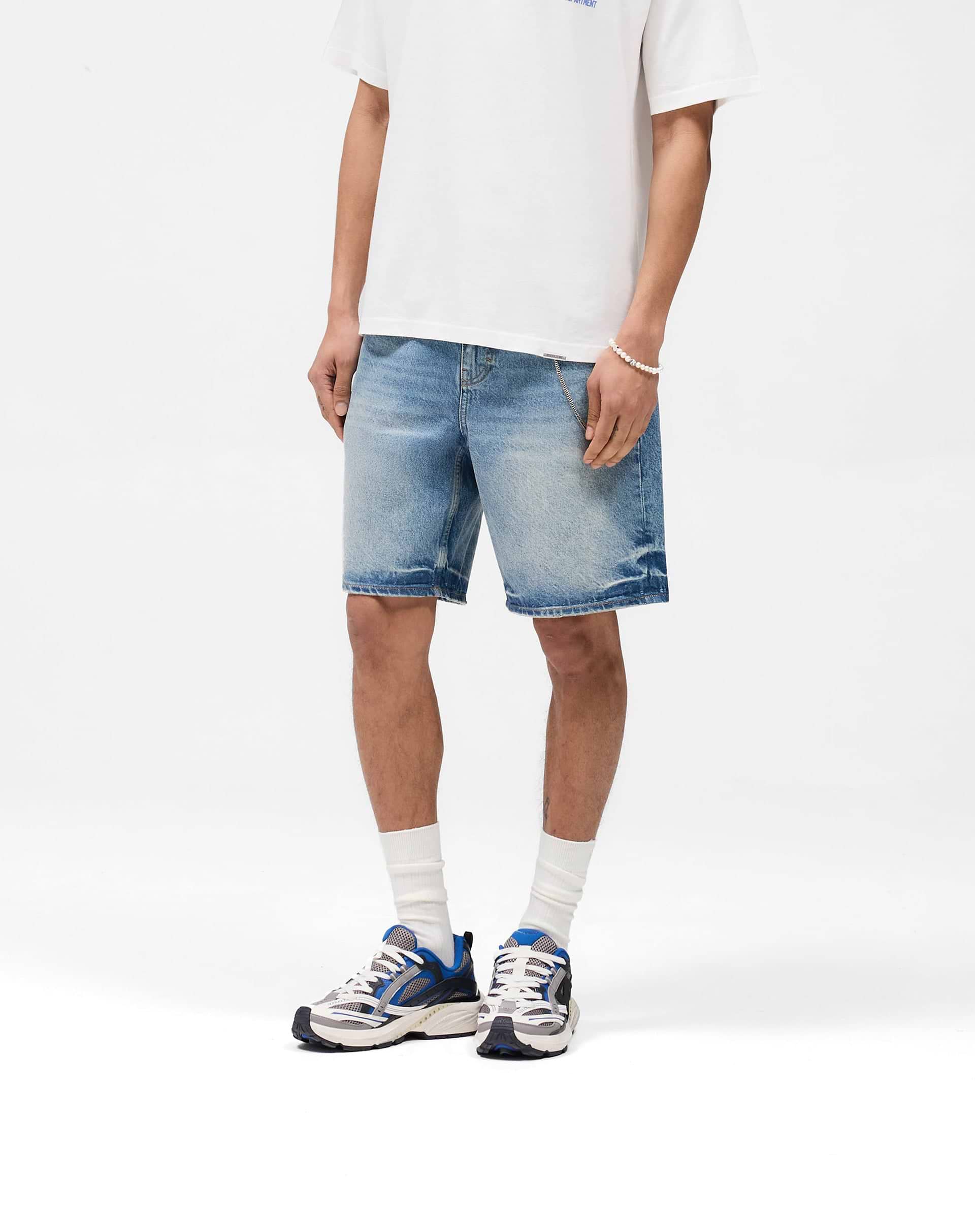 REPRESENT R10T TAILORED DENIM SHORT - BLUE 60