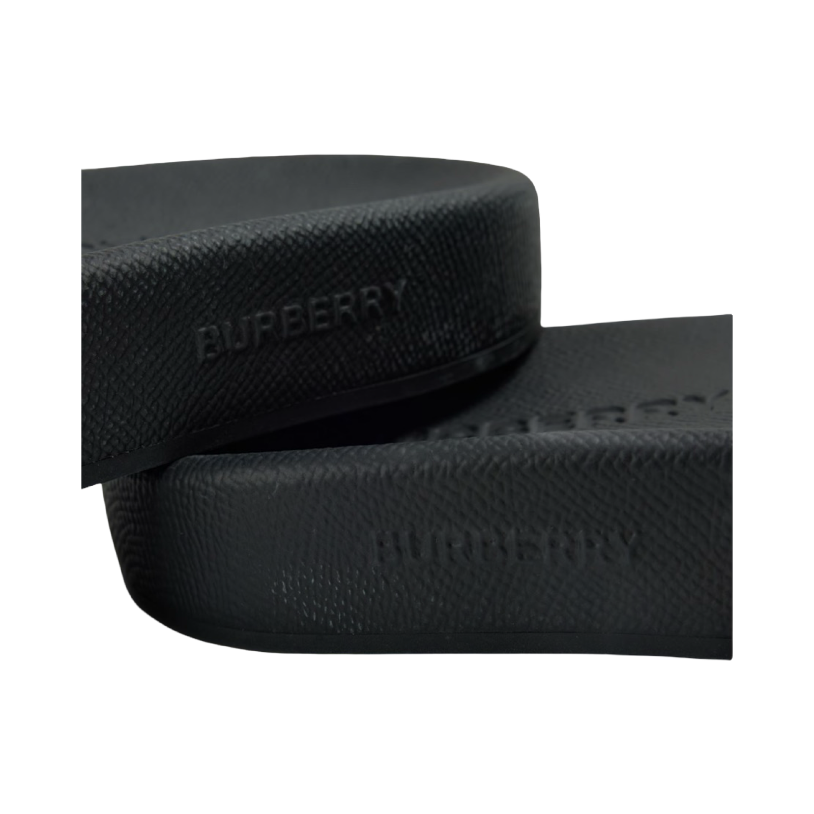 BURBERRY CHECK FURLEY LOGO SLIDERS