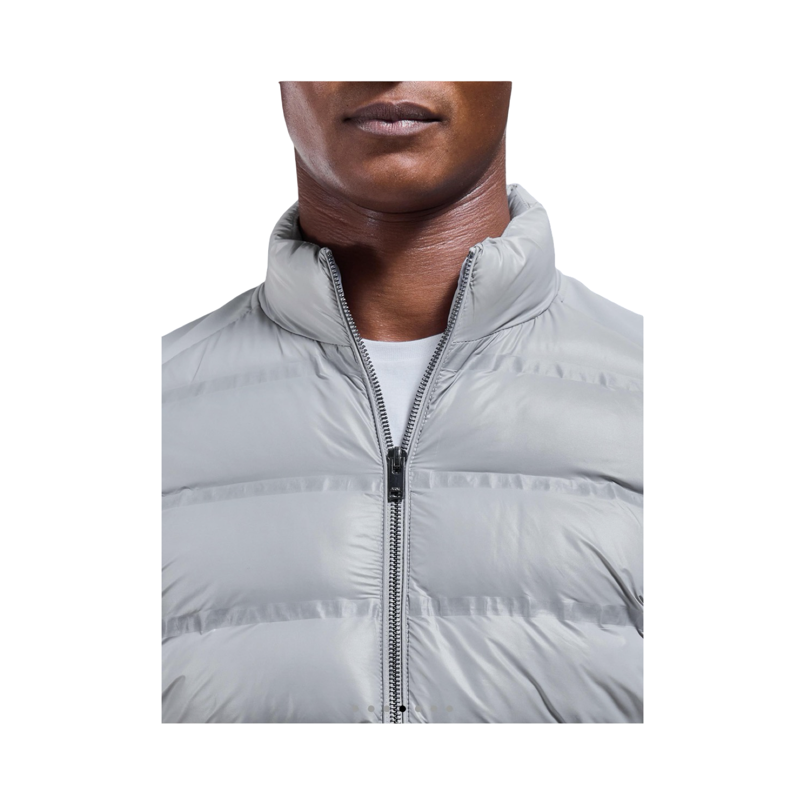 ARNE HYBRID ZIP UP PUFFER JACKET