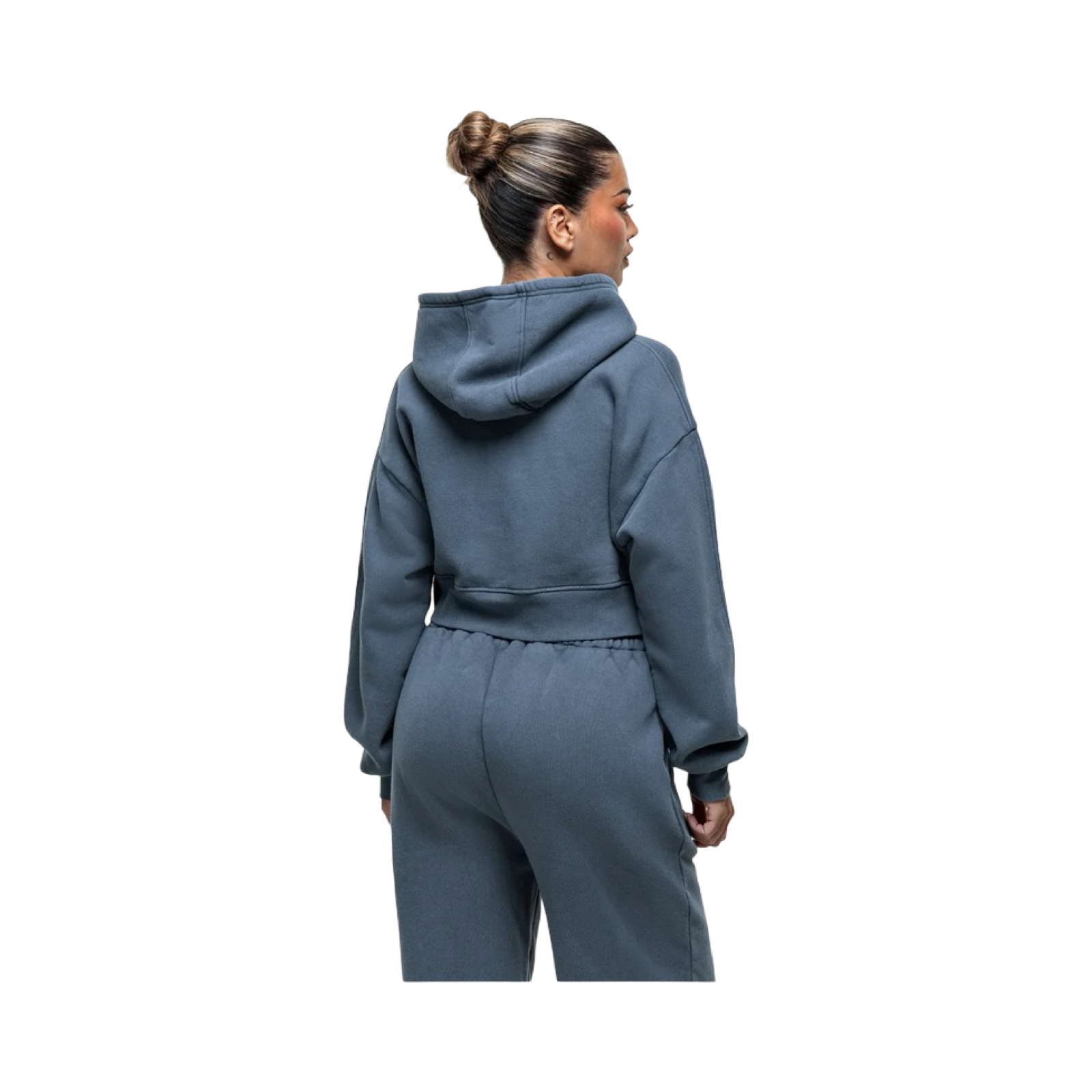 VINTAGE WASHED BLUE ZIP HOODIE