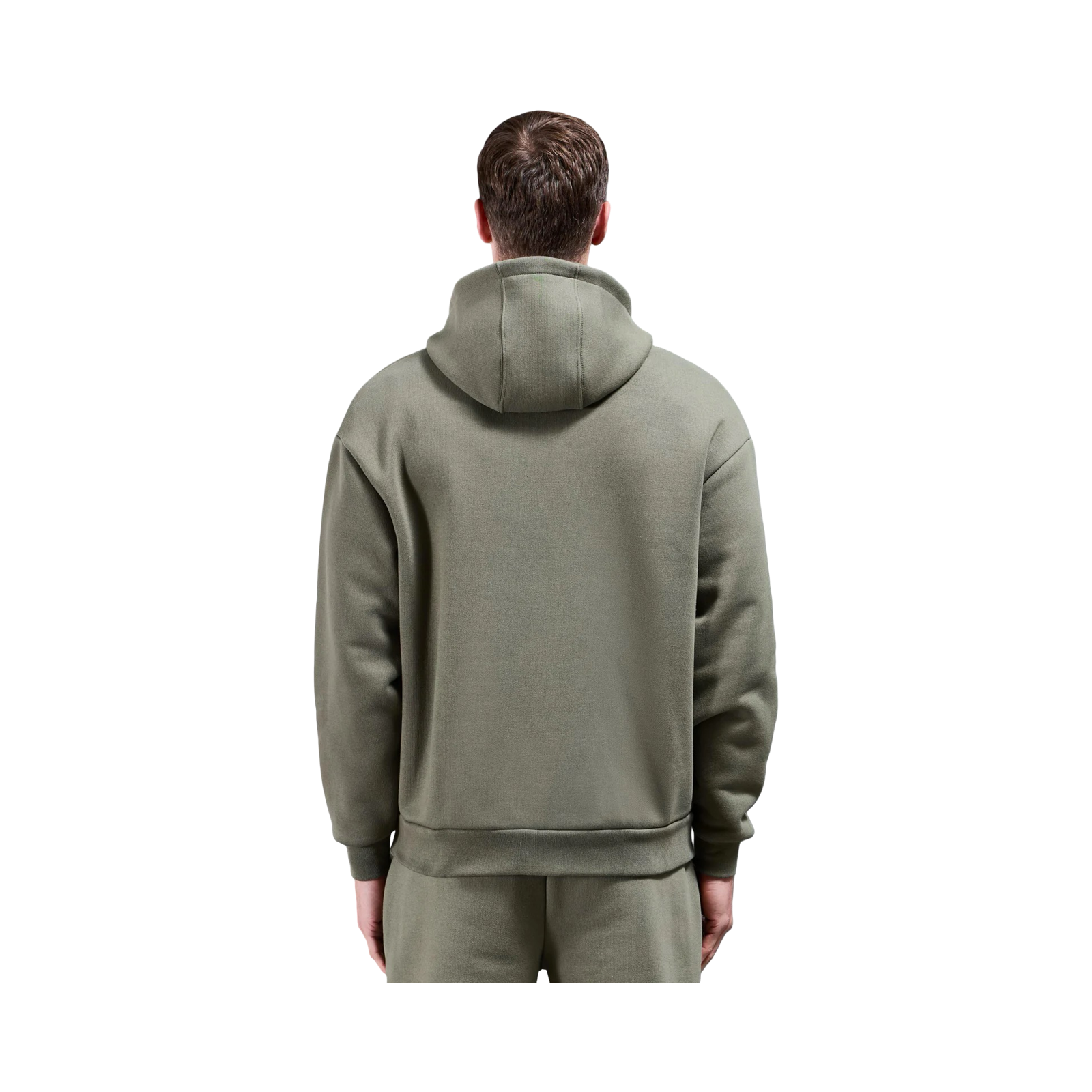 ARNE RELAXED ZIP THROUGH HOODIE SAGE