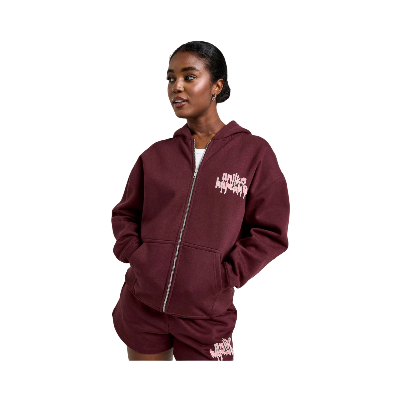 UNLIKE HUMANS ICE CREAM FULL ZIP HOODIE