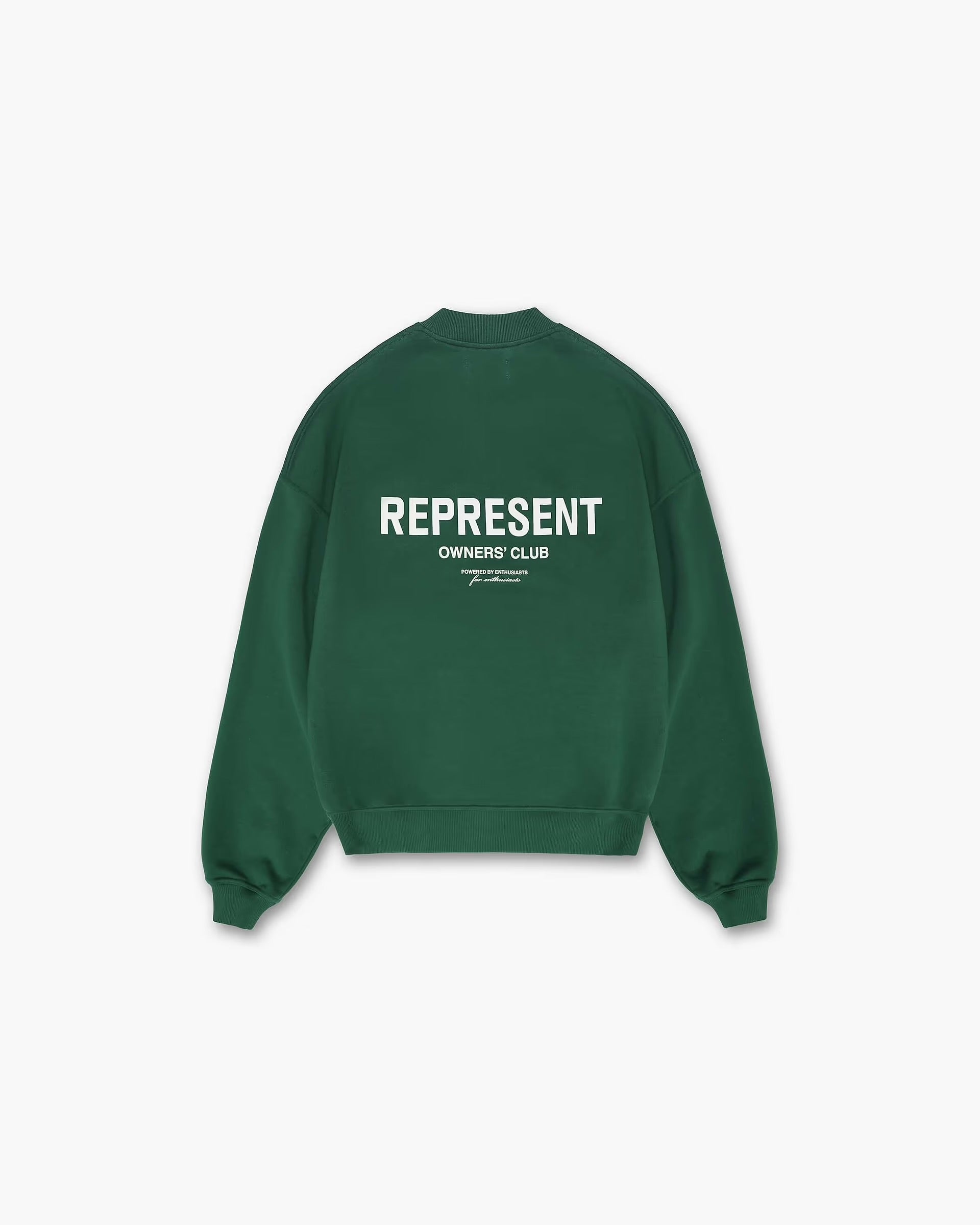 REPRESENT OWNERS CLUB SWEATSHIRT - RACING GREEN