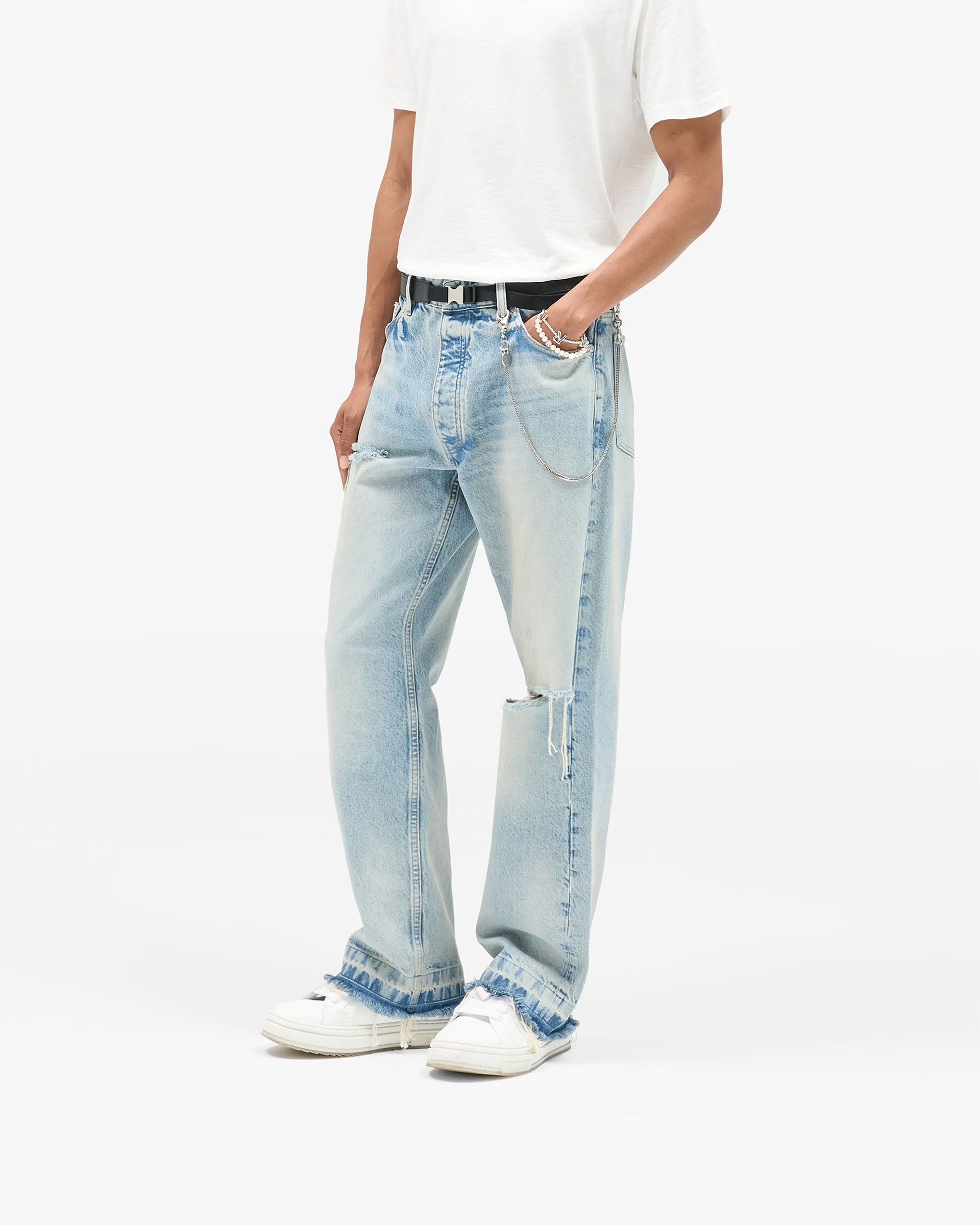 REPRESENT HEATON DENIM - LIGHT VINTAGE BLUE