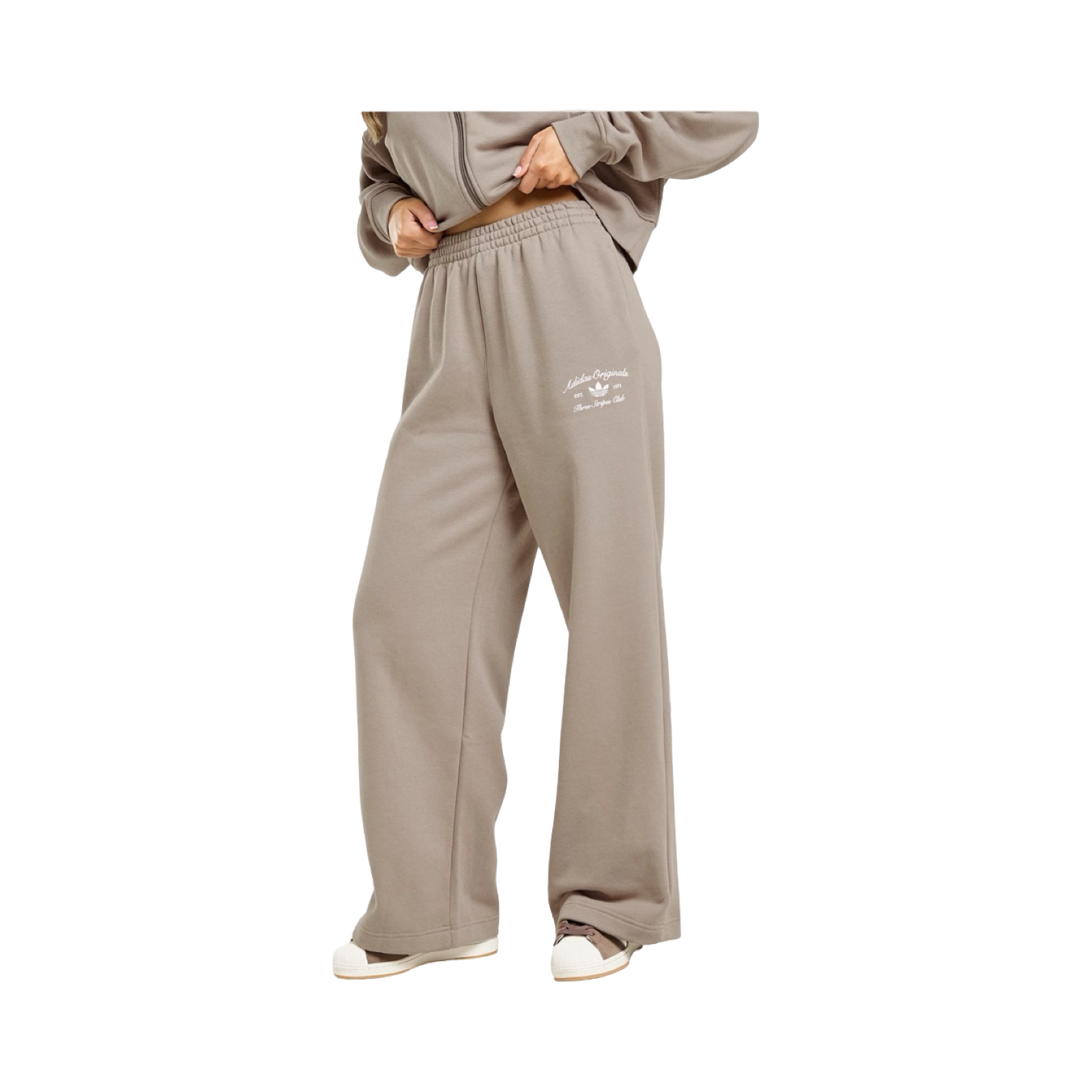 ADIDAS ORIGINALS CLUB WIDE JOGGERS - TAUPE