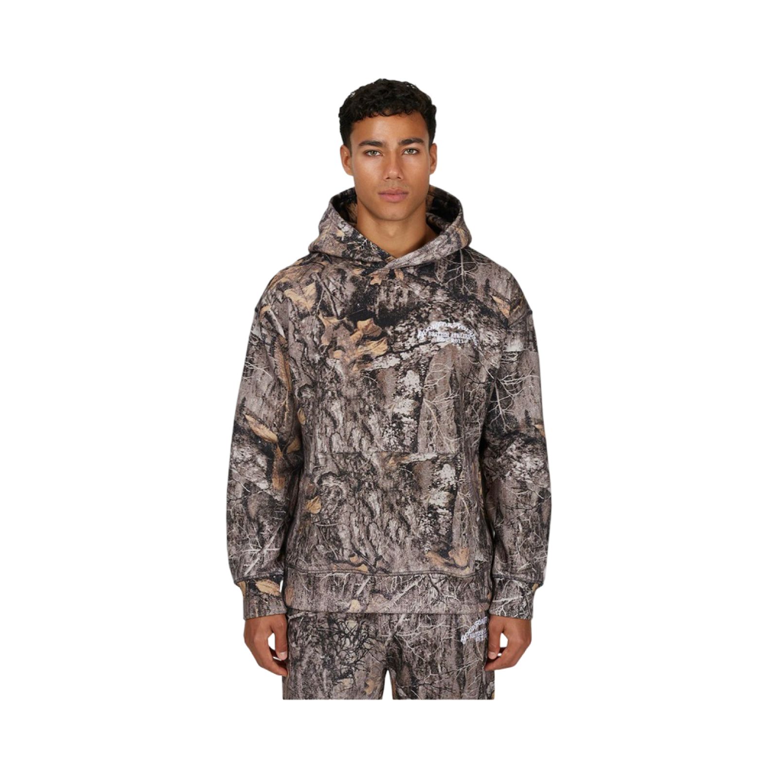 GFN WOODLAND CAMO BROWN HOODIE