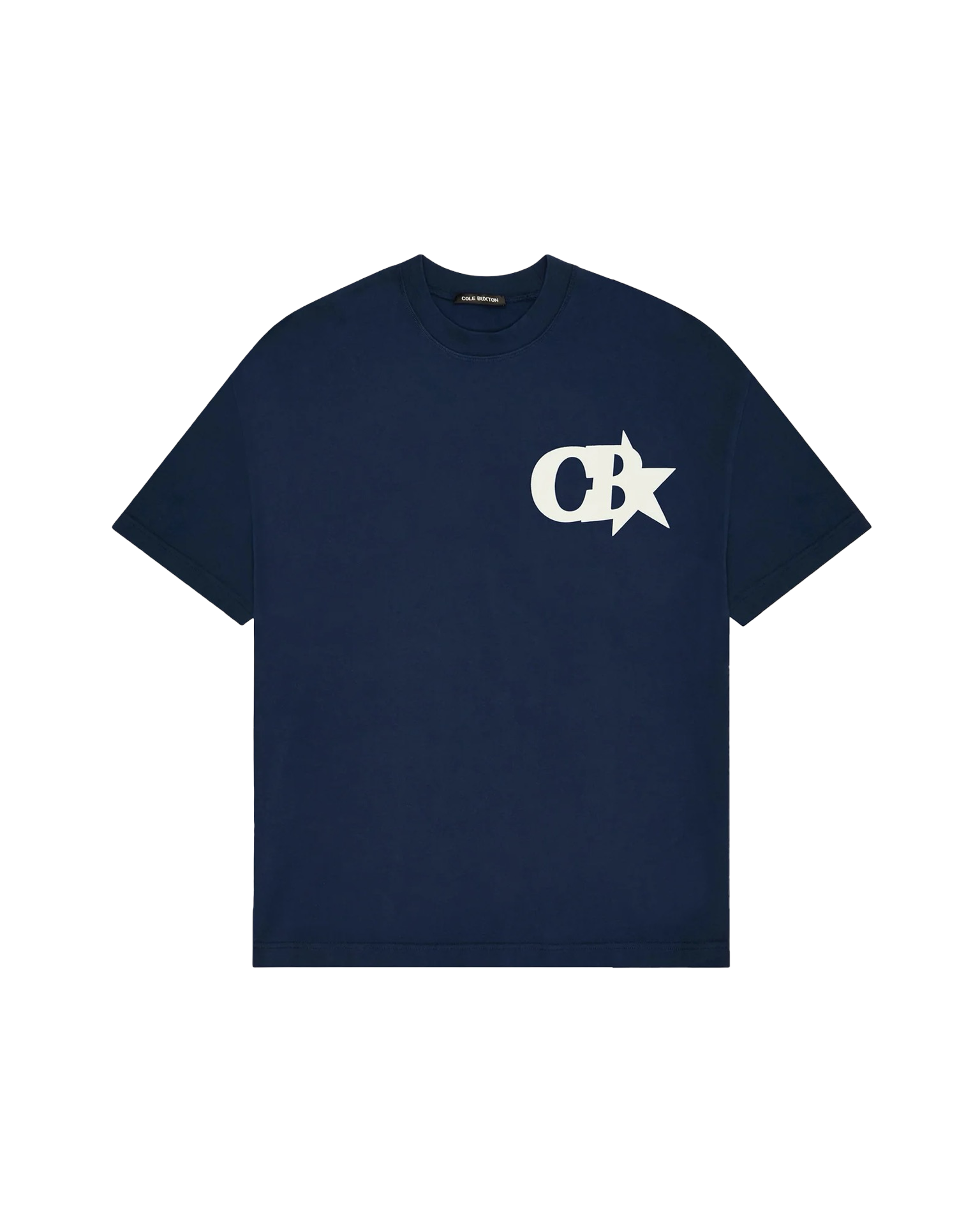 COLE BUXTON CB STAR T-SHIRT NAVY