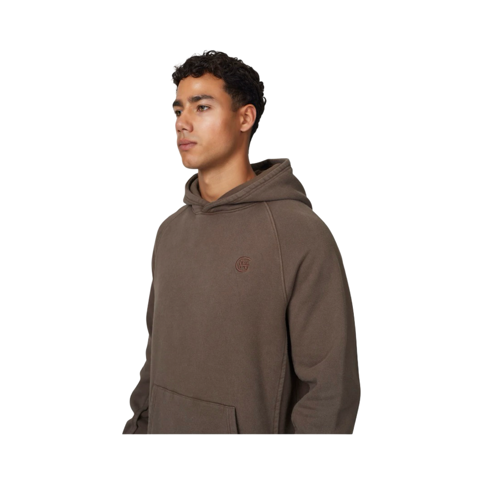GFN MONOGRAM BROWN HOODIE