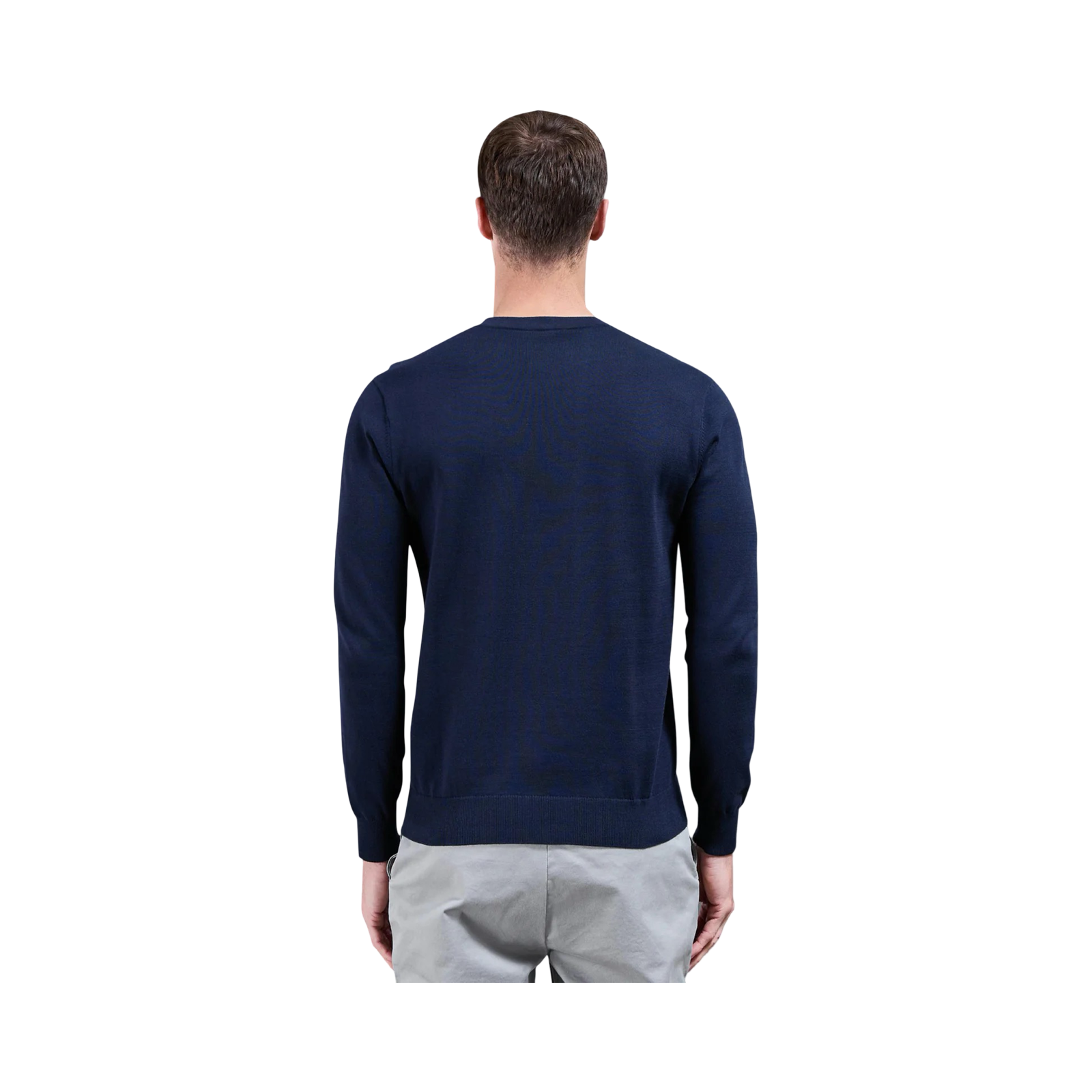 ARNE COTTON KNITTED SWEATSHIRT NAVY
