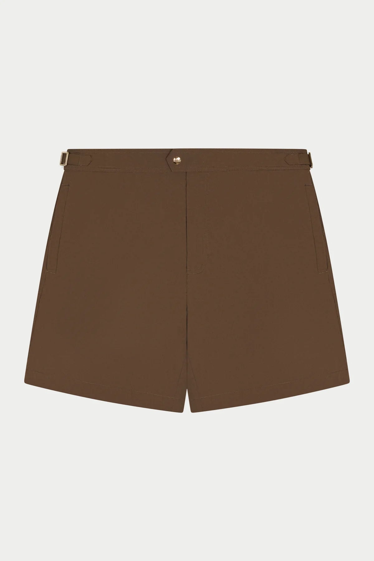 THE COUTURE CLUB SMART SWIM SHORT - BROWN