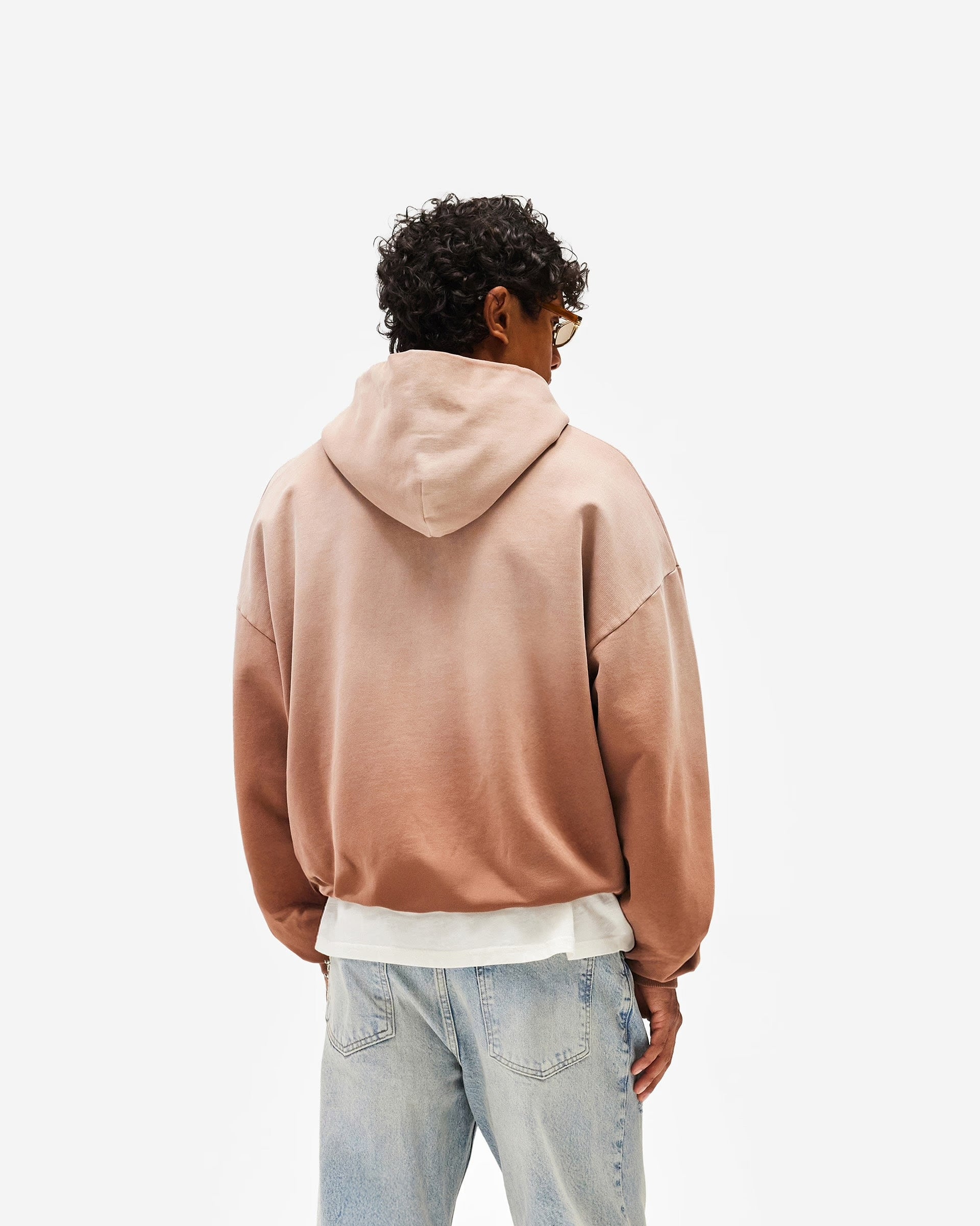 REPRESENT OWNERS CLUB ZIP THROUGH HOODIE - SIENNA