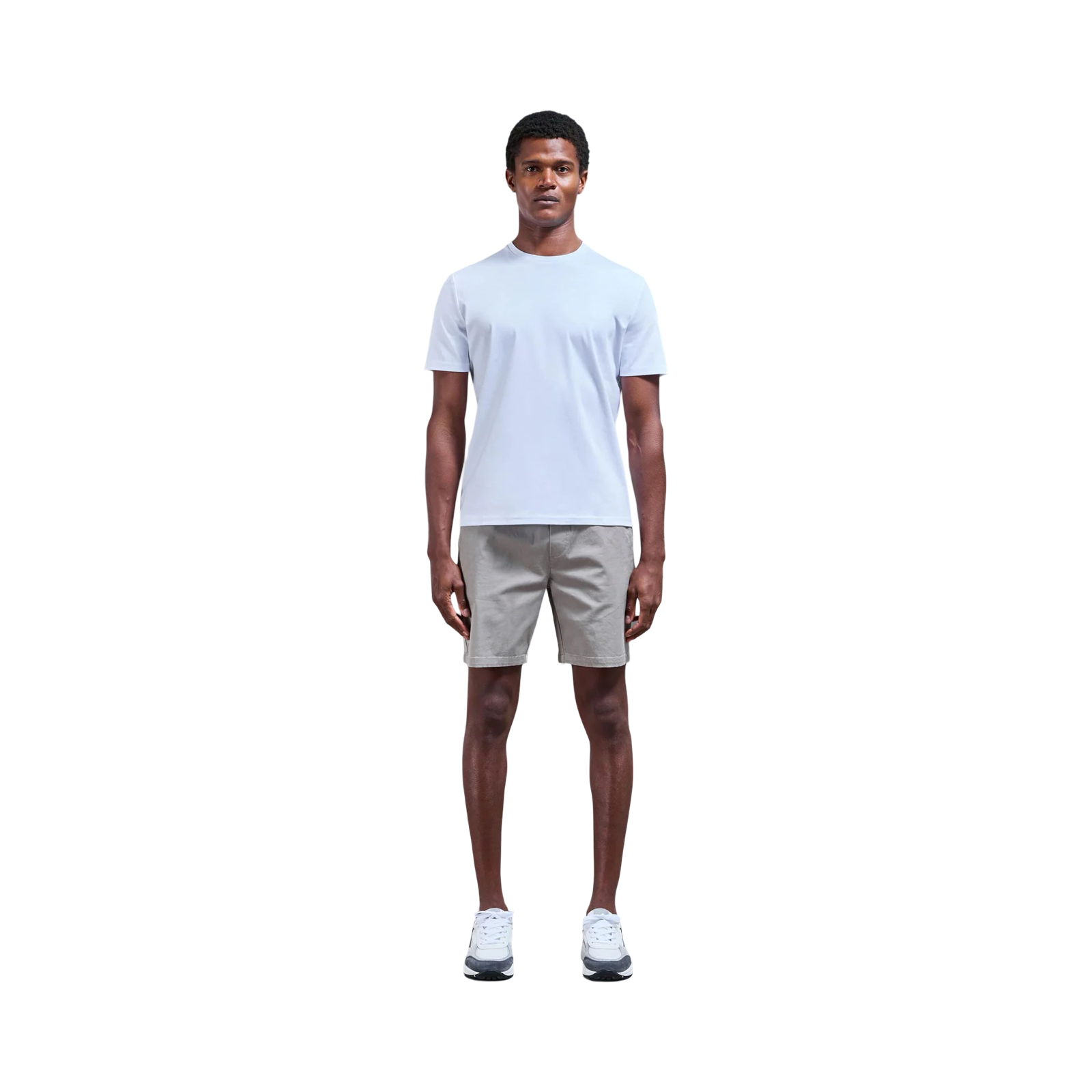 ARNE MERCERISED T-SHIRT WHITE