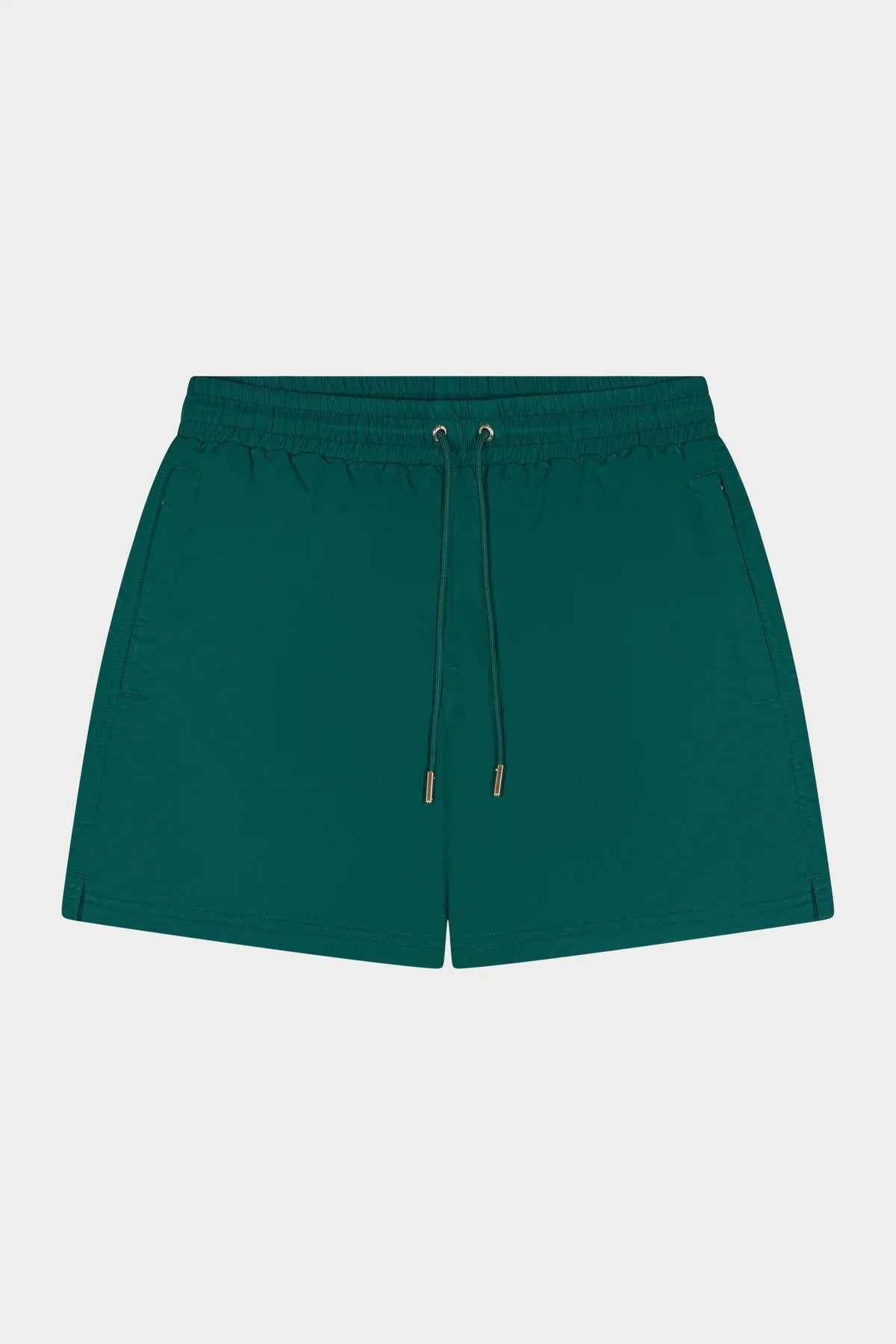 THE COUTURE CLUB EMBLEM WATER REACTIVE SWIM SHORT - GREEN