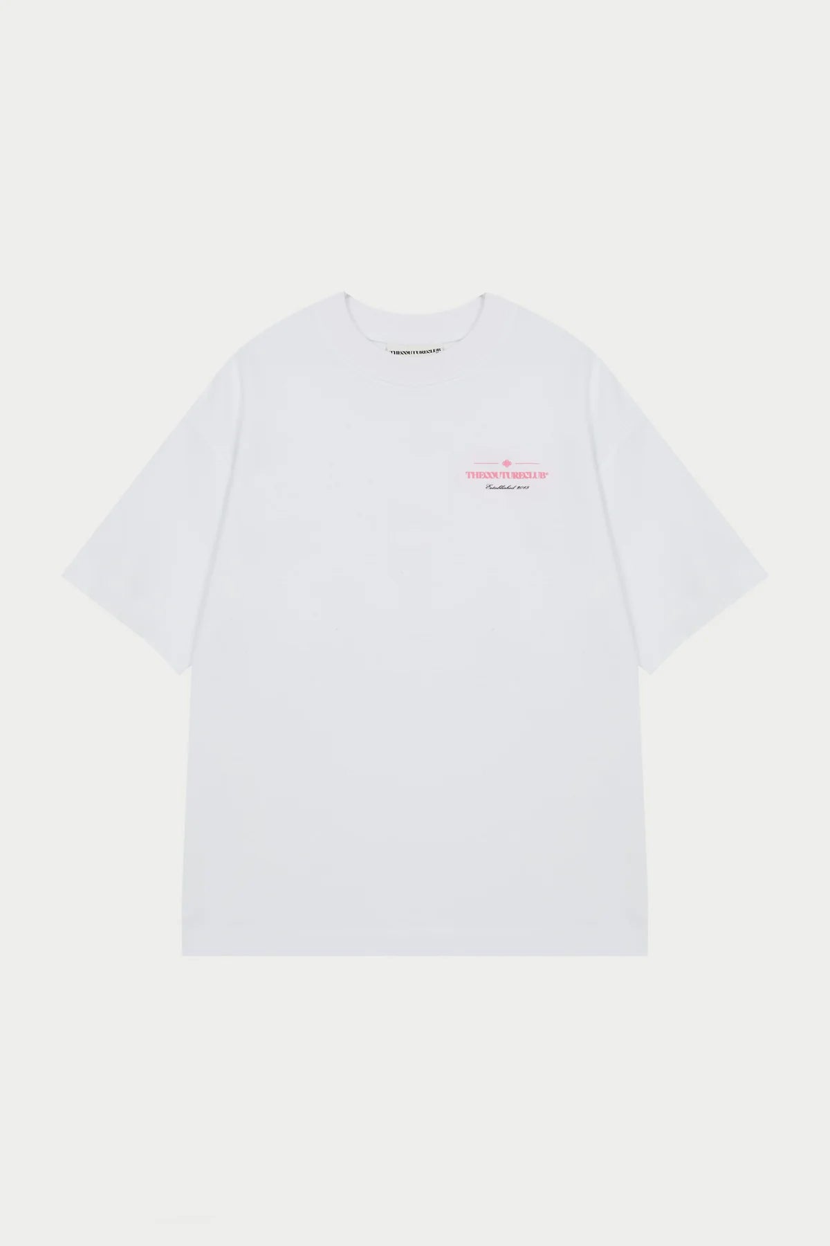 THE COUTURE CLUB COPYRIGHT MULTI GRAPHIC T-SHIRT - PINK