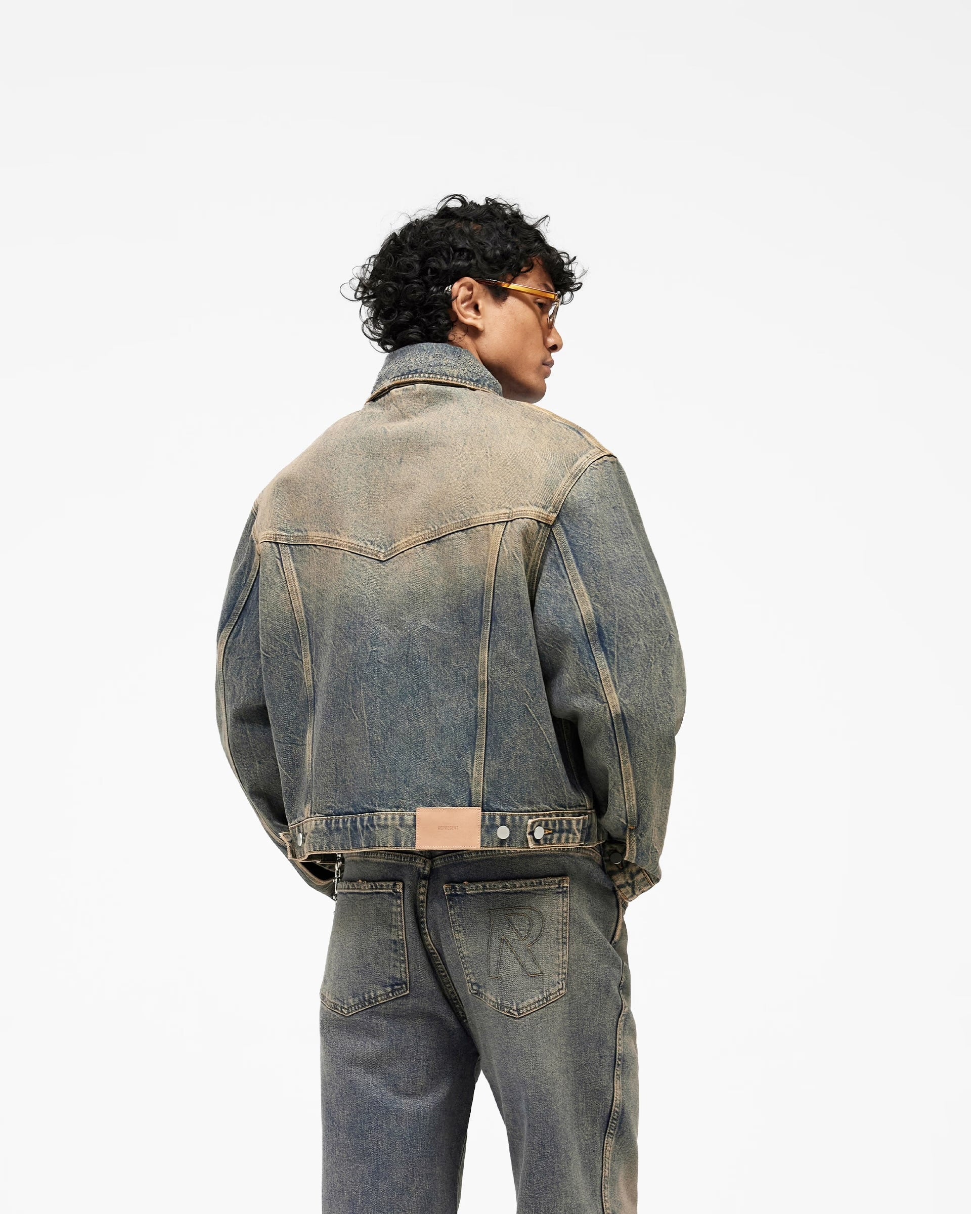 REPRESENT DENIM TRUCKER JACKET