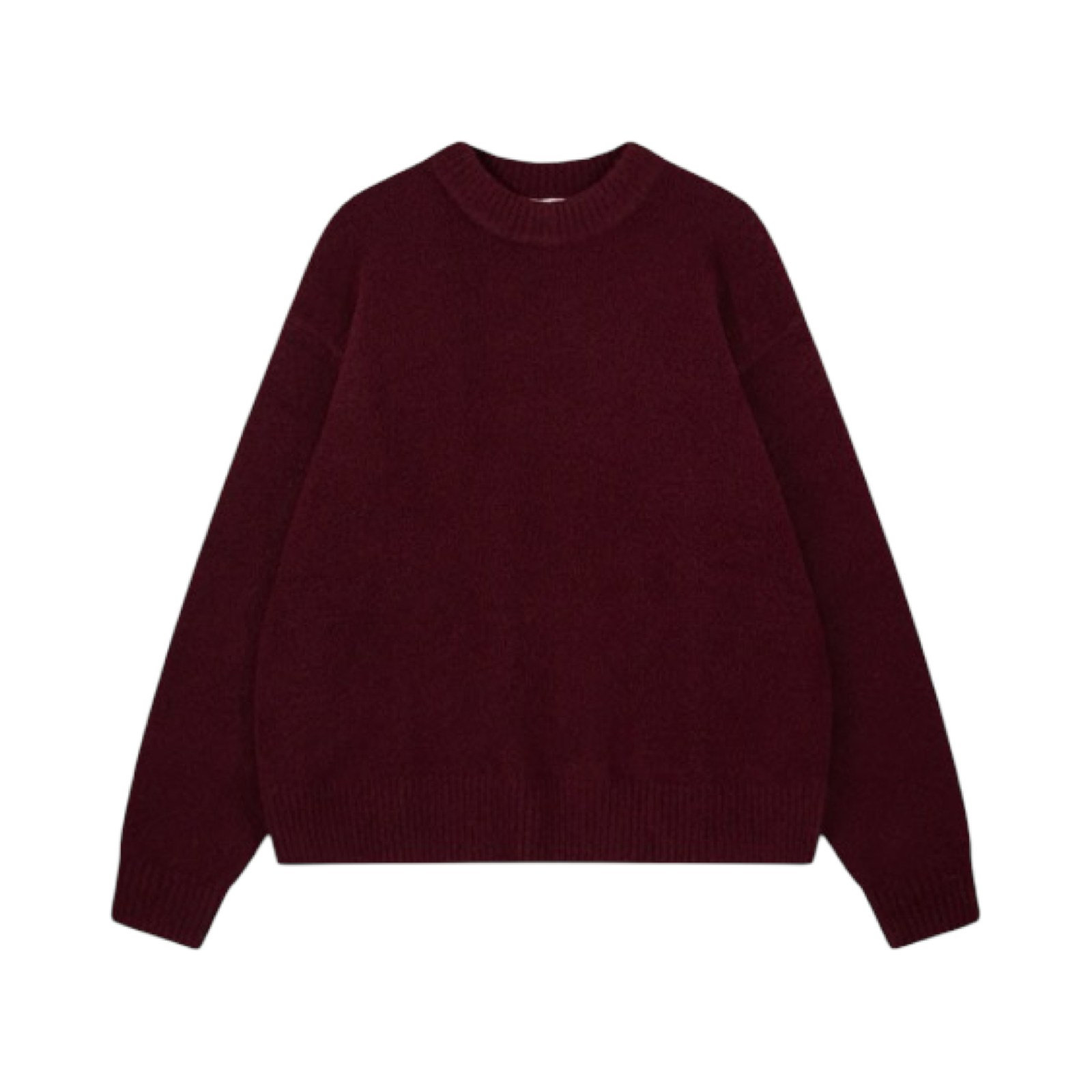 THE COUTURE CLUB BRUSHED KNIT JUMPER BURGUNDY
