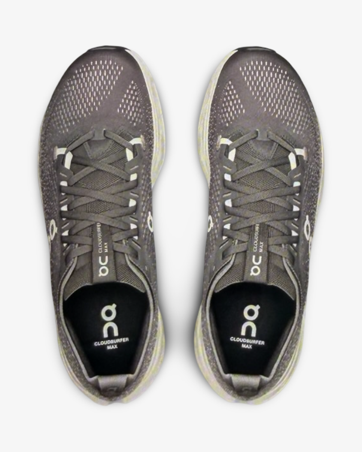 On cloudsurfer max 1 asphalt ice grey