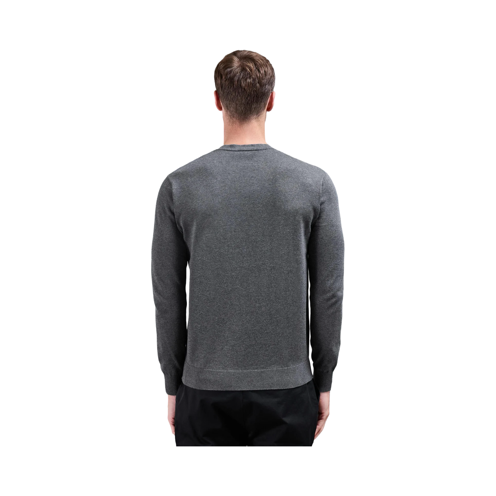 ARNE COTTON KNITTED SWEATSHIRT GREY
