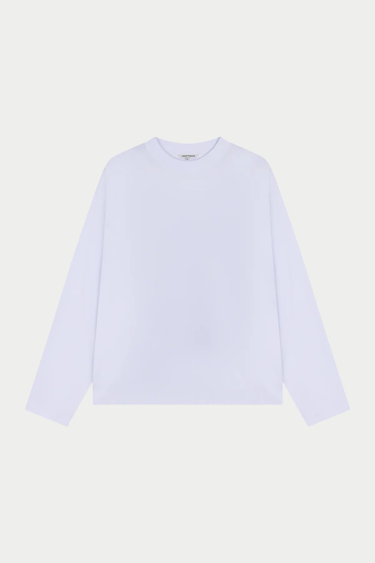 THE COUTURE CLUB BLANK LONG SLEEVE T-SHIRT - WHITE