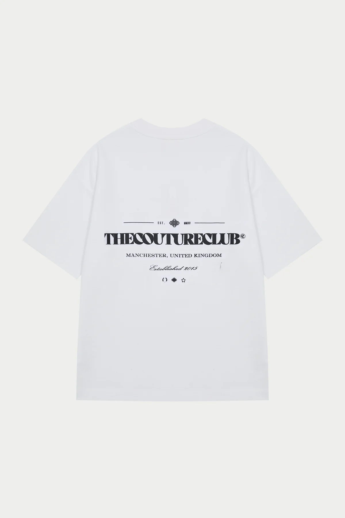 THE COUTURE CLUB COPYRIGHT MULTI GRAPHIC T-SHIRT - WHITE