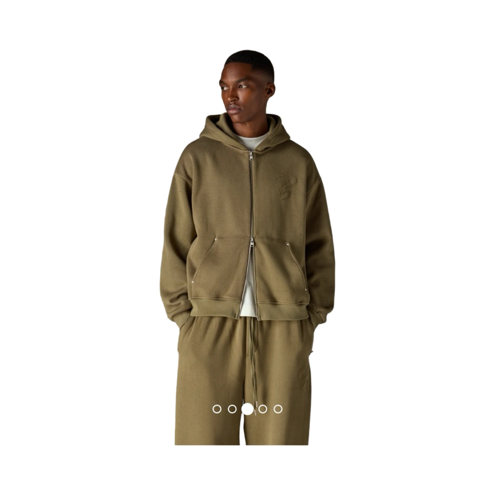 COUTURE CLUB KNIT ZIP HOODIE